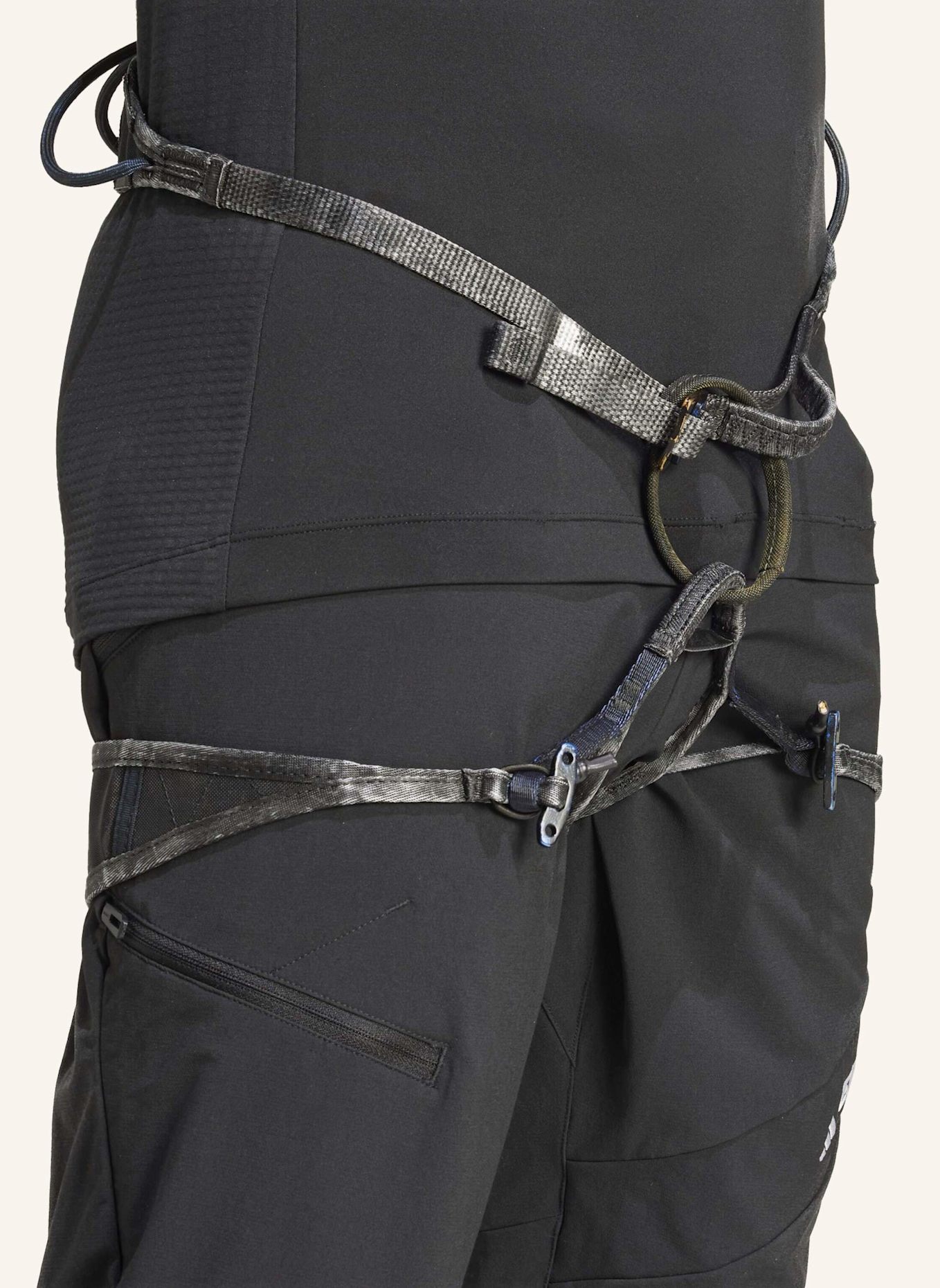 adidas TERREX TECHROCK BRUSHED SOFTSHELLHOSE: SCHWARZ