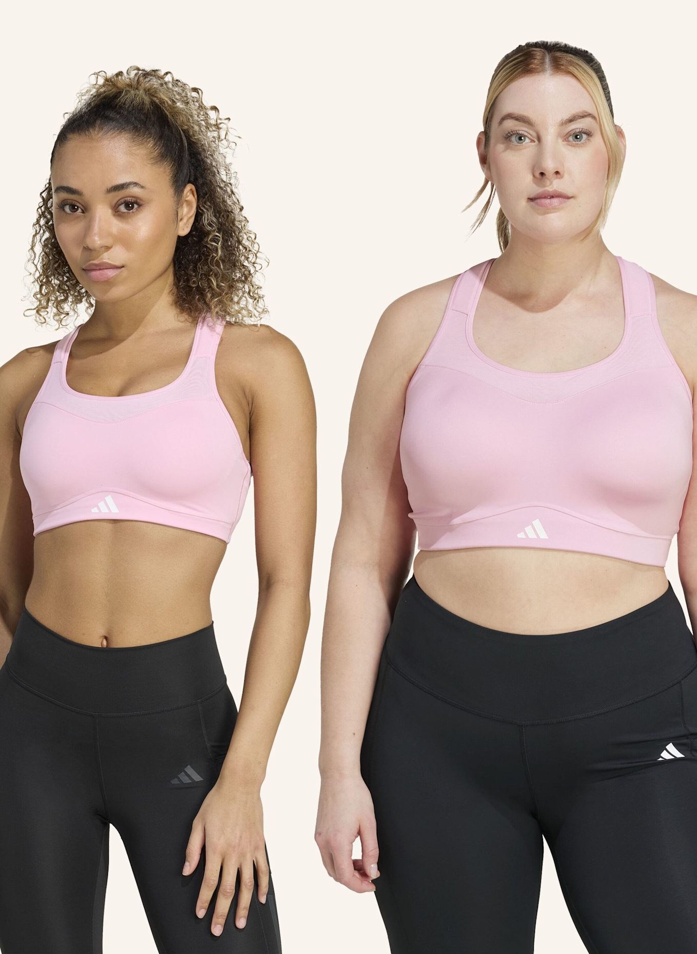 adidas Sport-BH TLRD IMPACT TRAINING mit Mesh: ROSA