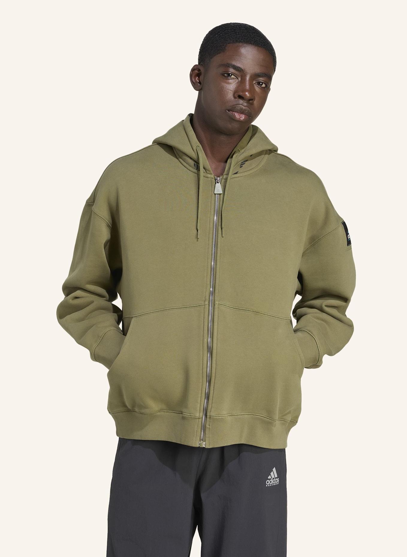 adidas Originals EQT FLEECE KAPUZENJACKE: BLAU