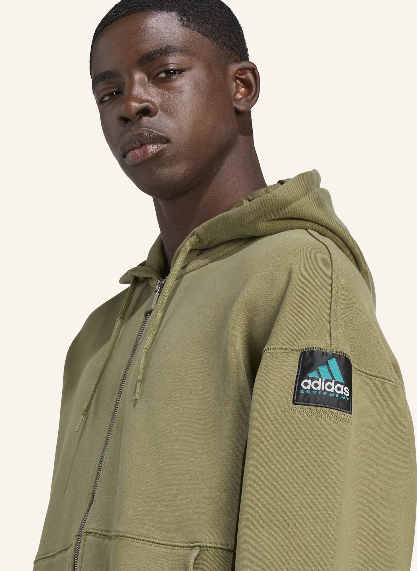 adidas Originals EQT FLEECE KAPUZENJACKE: BLAU