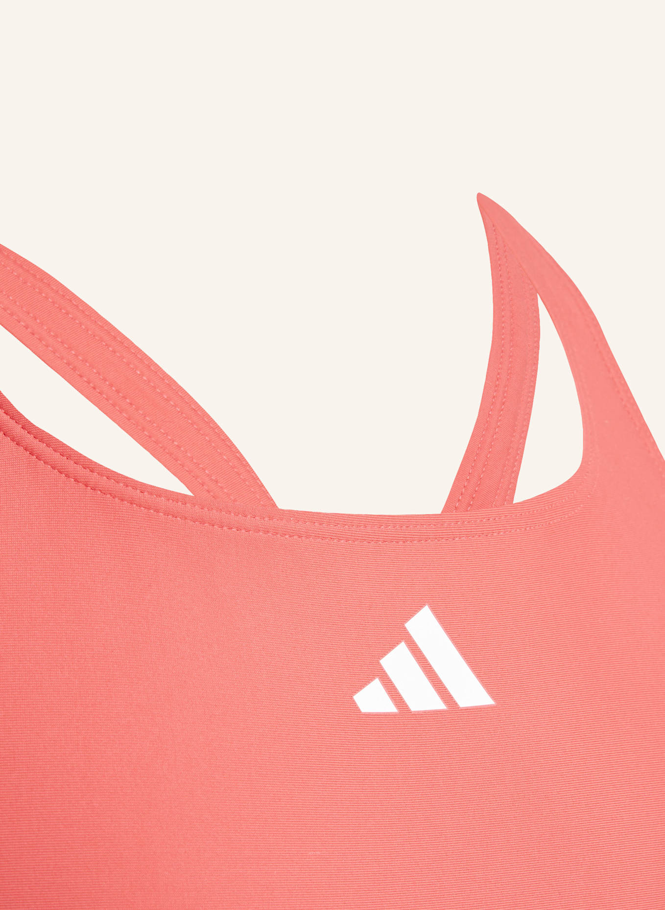 adidas Badeanzug 3-STREIFEN: WEISS