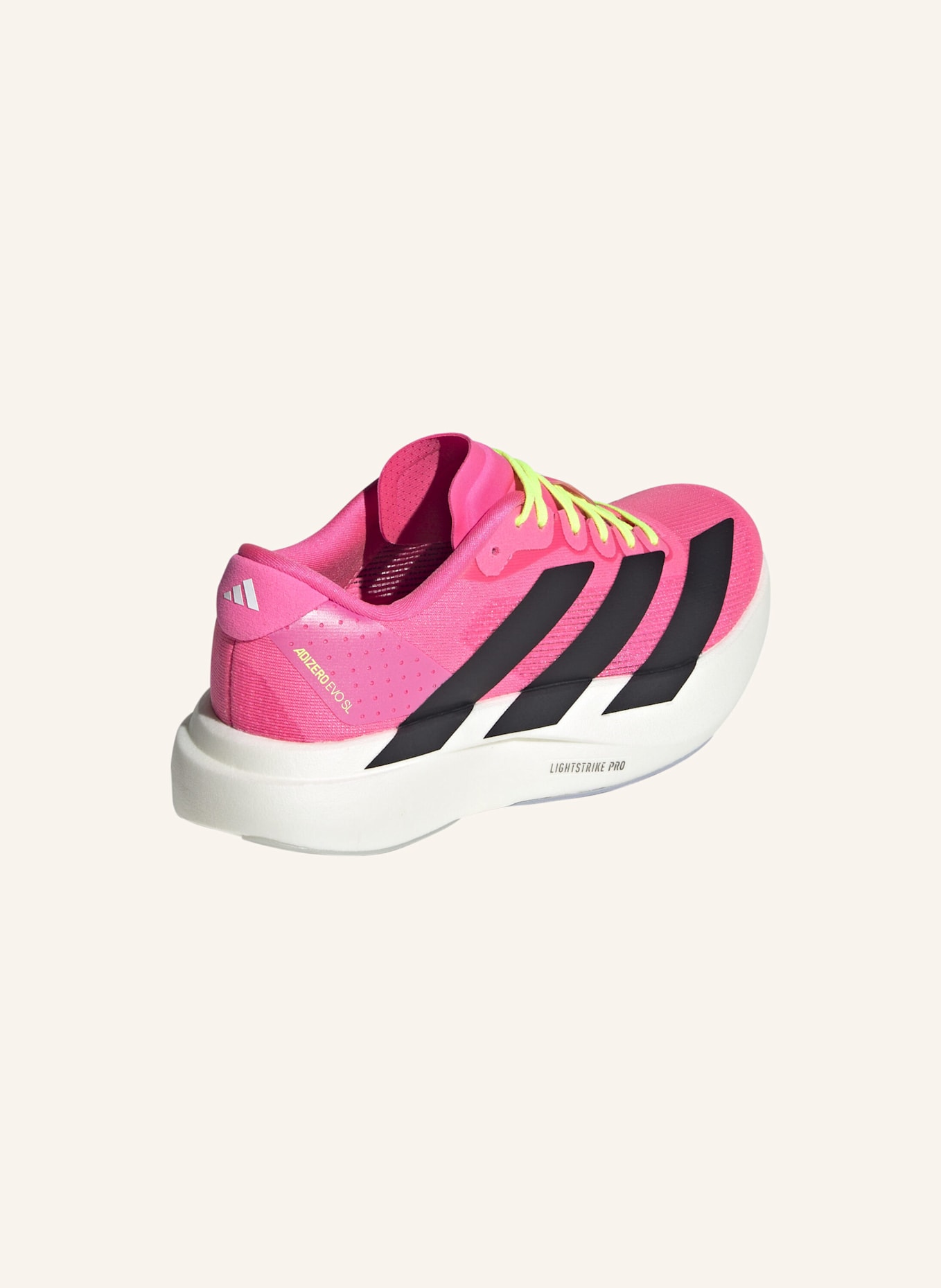 adidas ADIZERO EVO SL SCHUHE FÜR KINDER UND TEENS: SCHWARZ/ WEISS