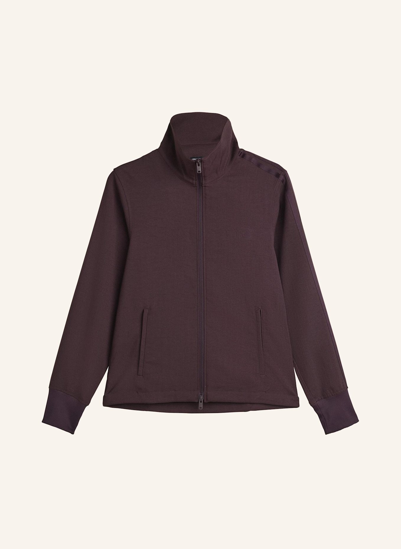 Y-3 Y-3 3-STREIFEN TRACK TOP: ROT