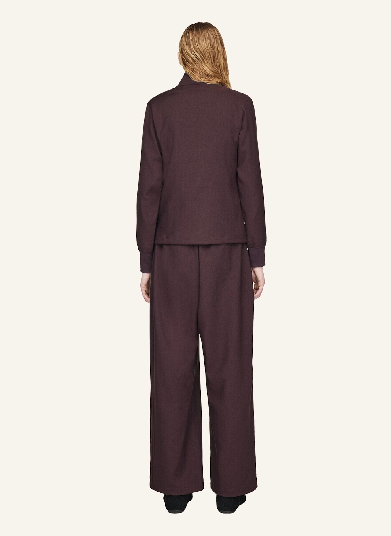 Y-3 Y-3 3-STREIFEN TRACK TOP: ROT