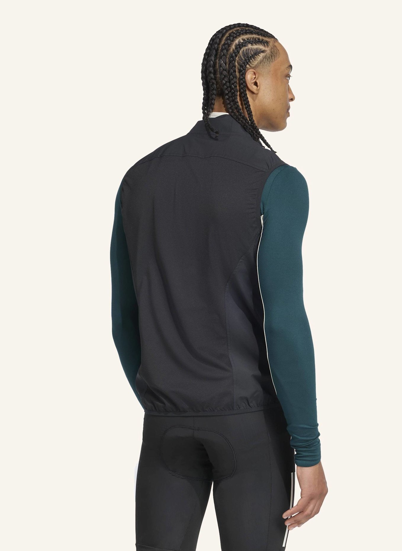 adidas ESSENTIALS WINDDICHTE WESTE: SCHWARZ