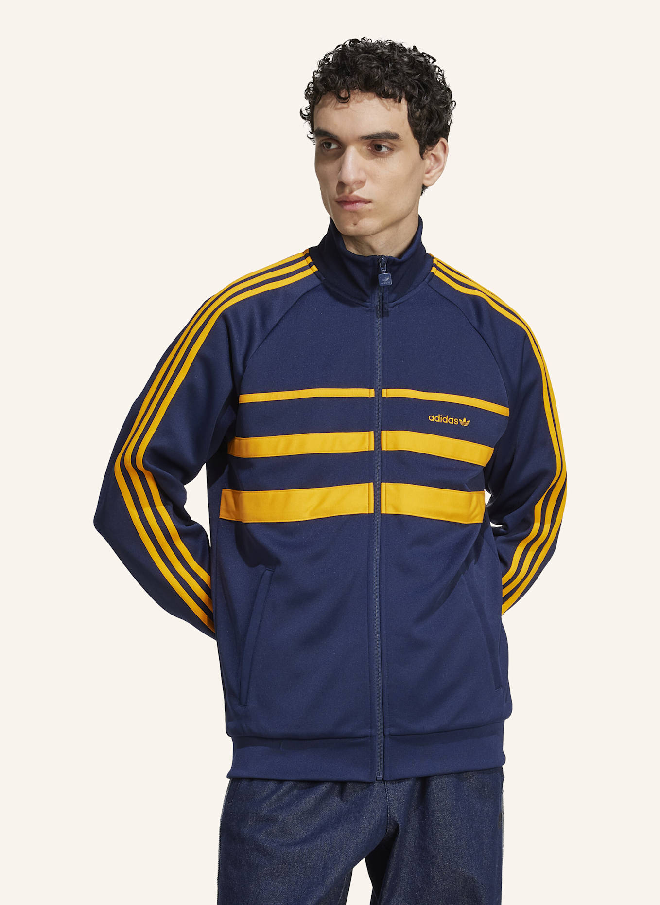 adidas Originals THE FIRST ORIGINALS JACKE: BLAU/ ORANGE