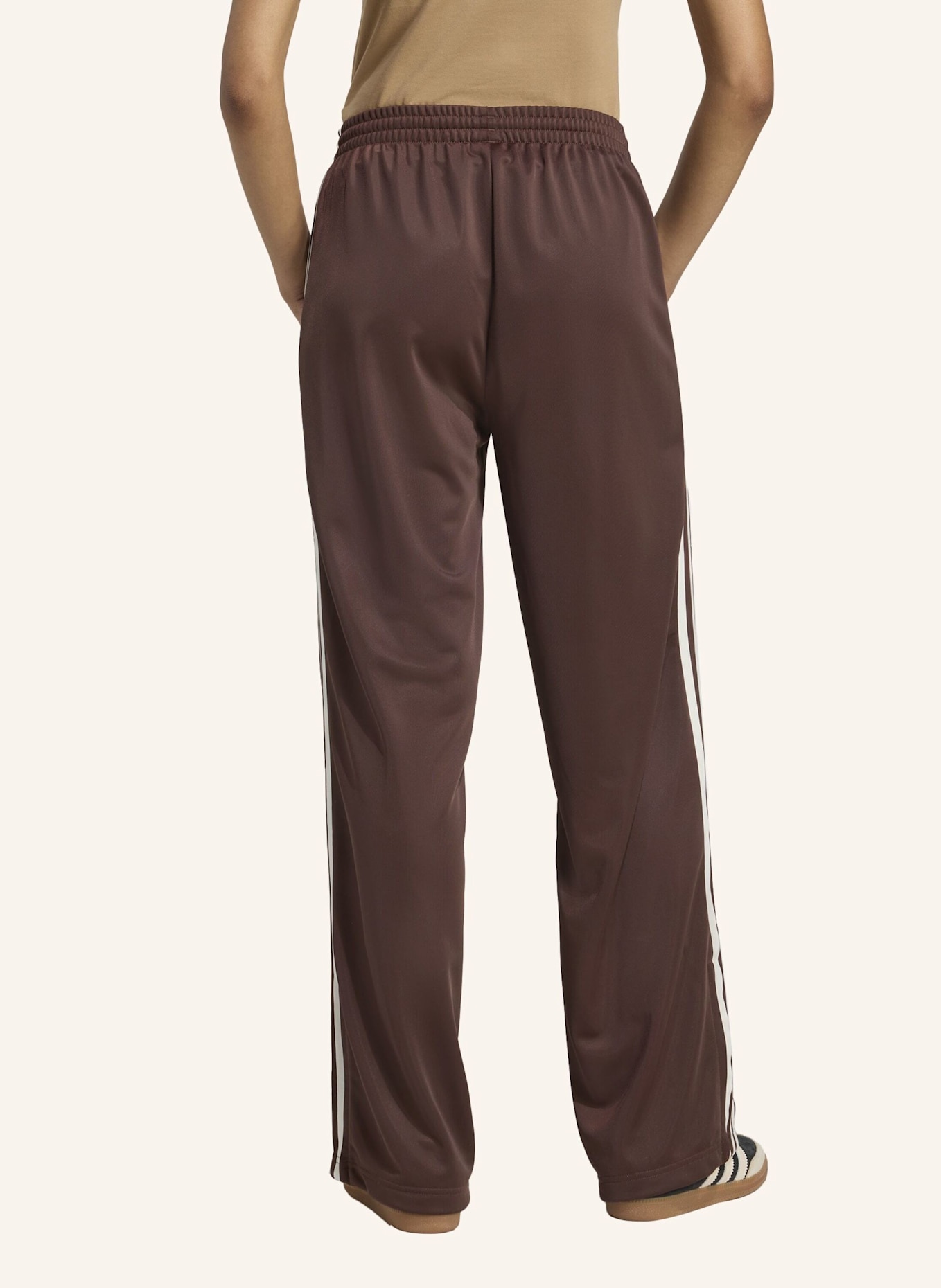 adidas Originals Track Pants FIREBIRD ADICOLOR LOOSE: BRAUN/ WEISS