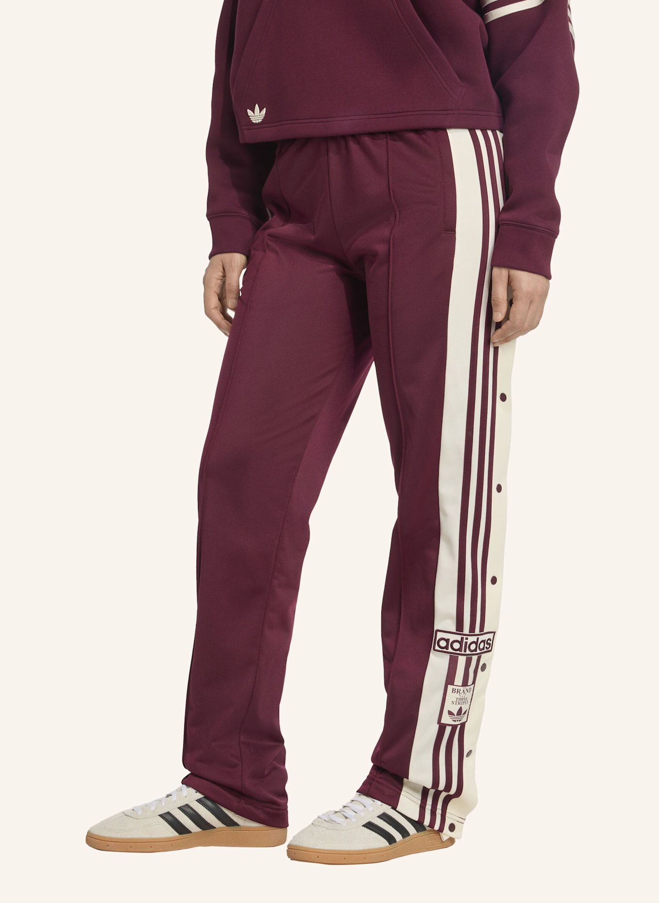 adidas Originals Track Pants ADIBREAK: ROT/ WEISS