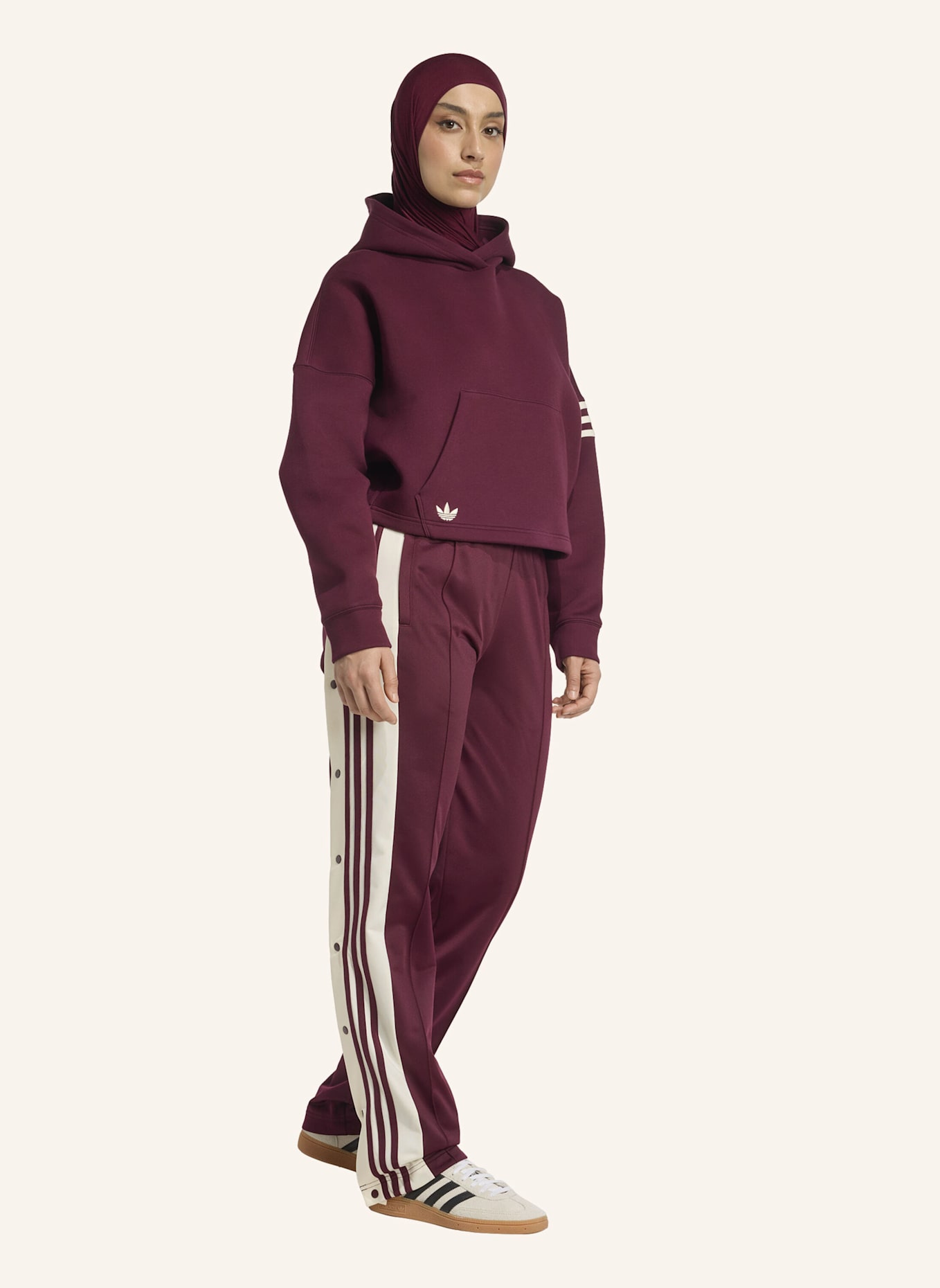 adidas Originals Track Pants ADIBREAK: ROT/ WEISS