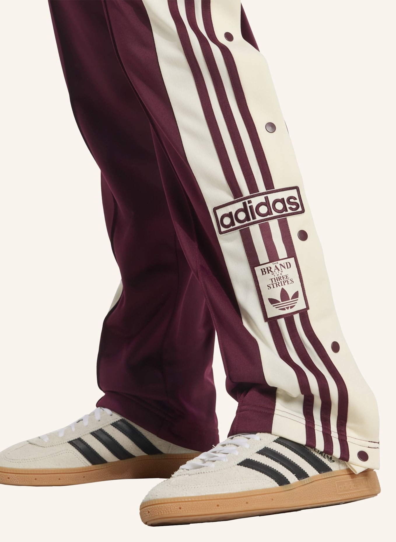 adidas Originals Track Pants ADIBREAK: ROT/ WEISS