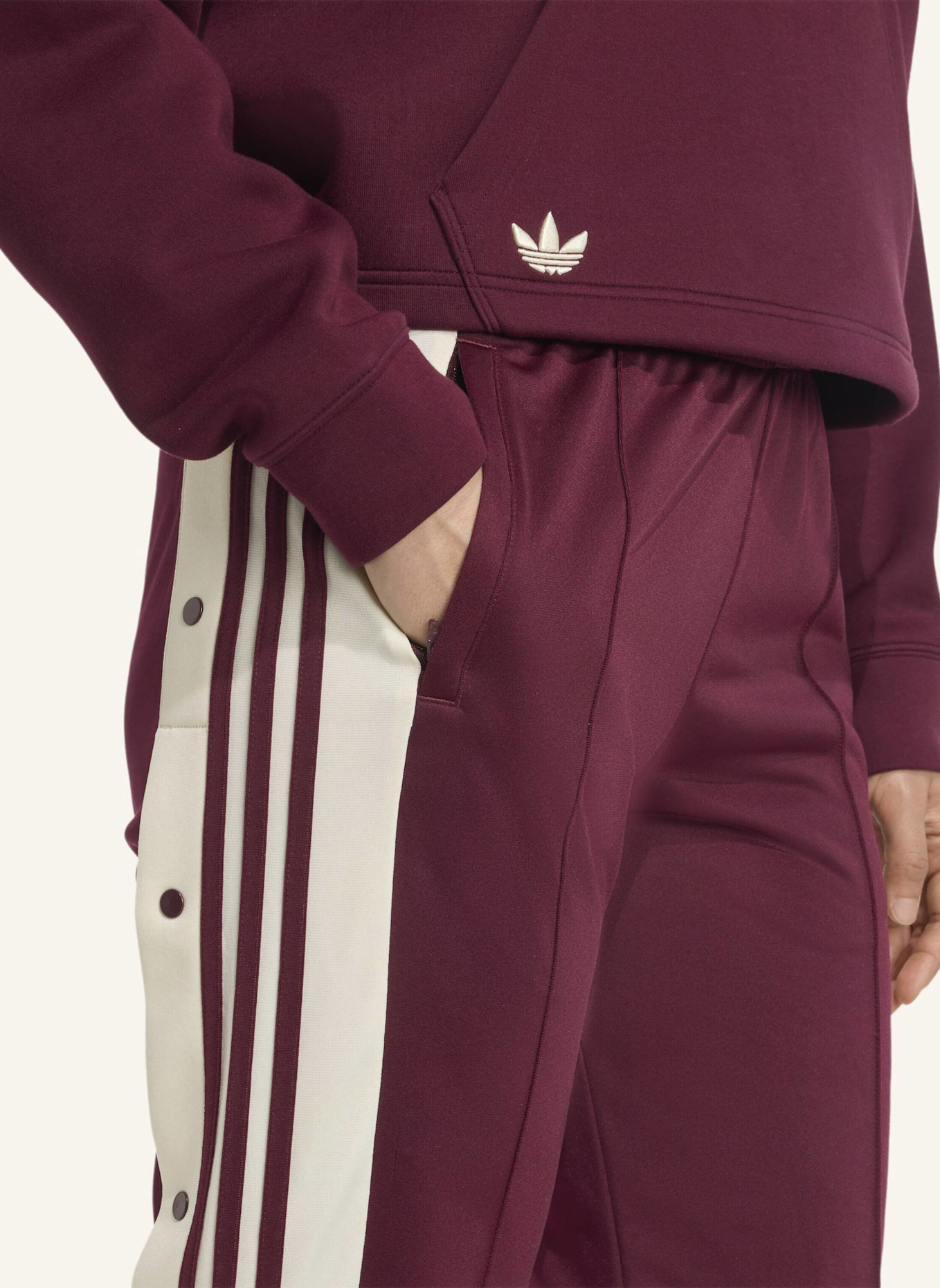 adidas Originals Track Pants ADIBREAK: ROT/ WEISS
