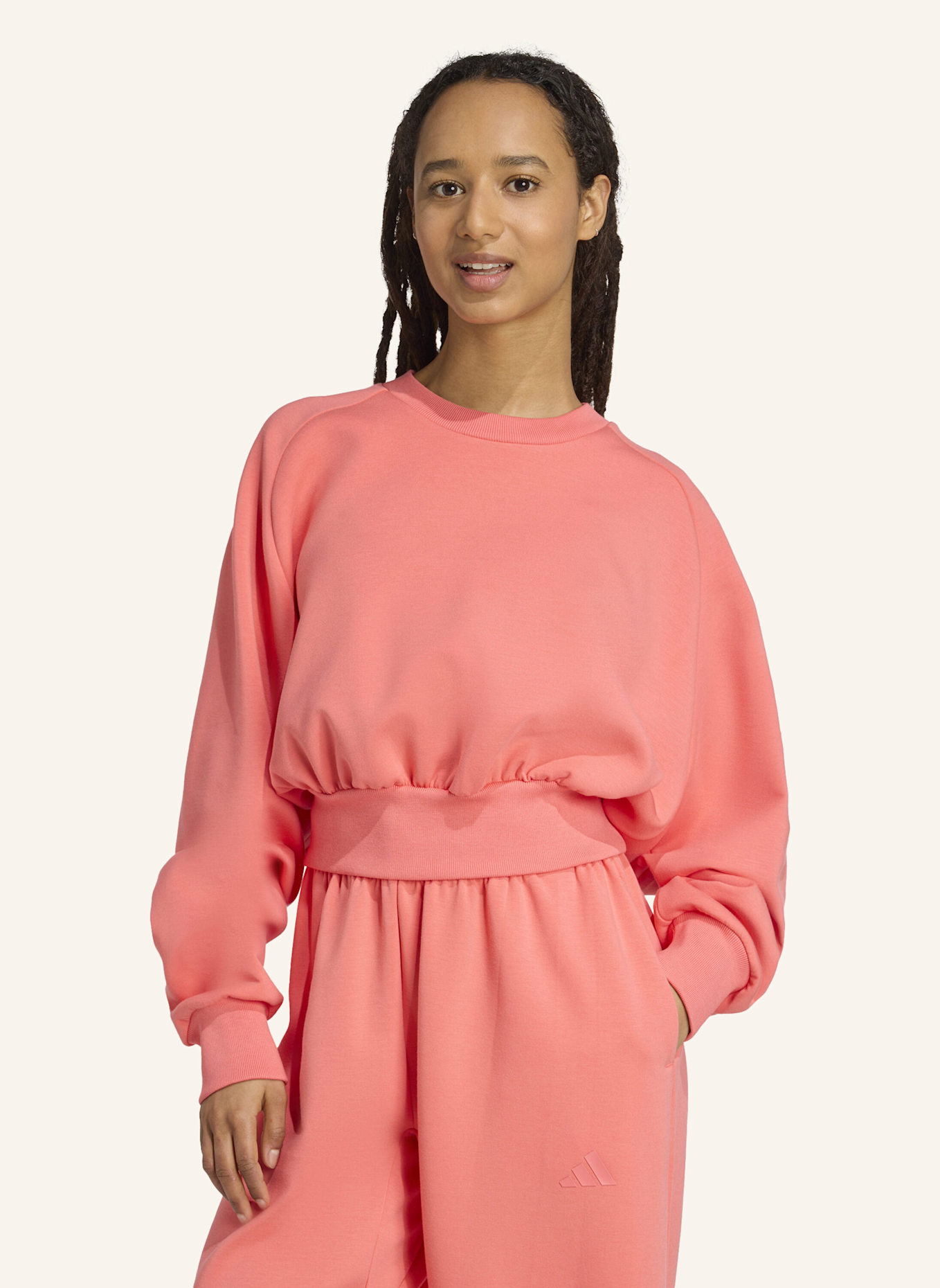 adidas Sweatshirt SOFT LUX: ROT