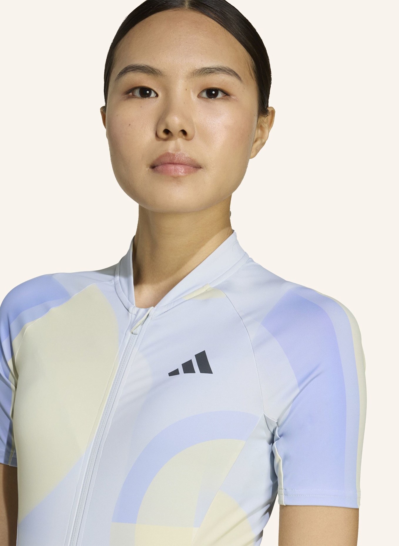 adidas ESSENTIALS 3-STRIPES LIGHT IN MOTION GRAPHIC TRIKOT: BLAU