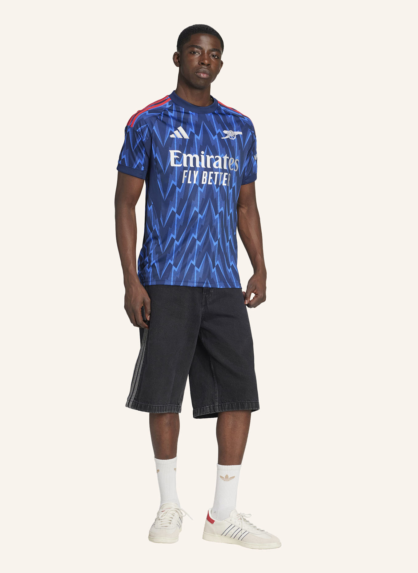 adidas ARSENAL 25/26 AUSWÄRTSTRIKOT: BLAU/ GRAU