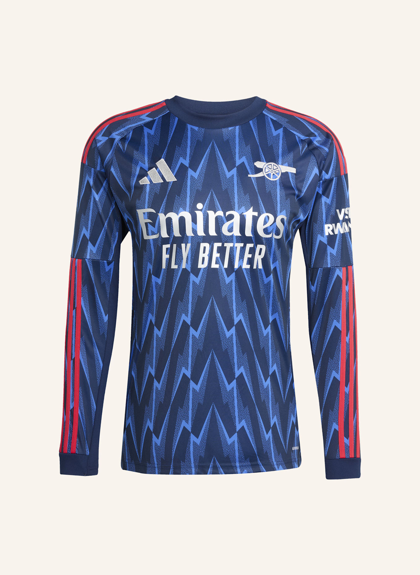 adidas FC ARSENAL 25/26 LONG SLEEVE AUSWÄRTSTRIKOT: BLAU/ GRAU
