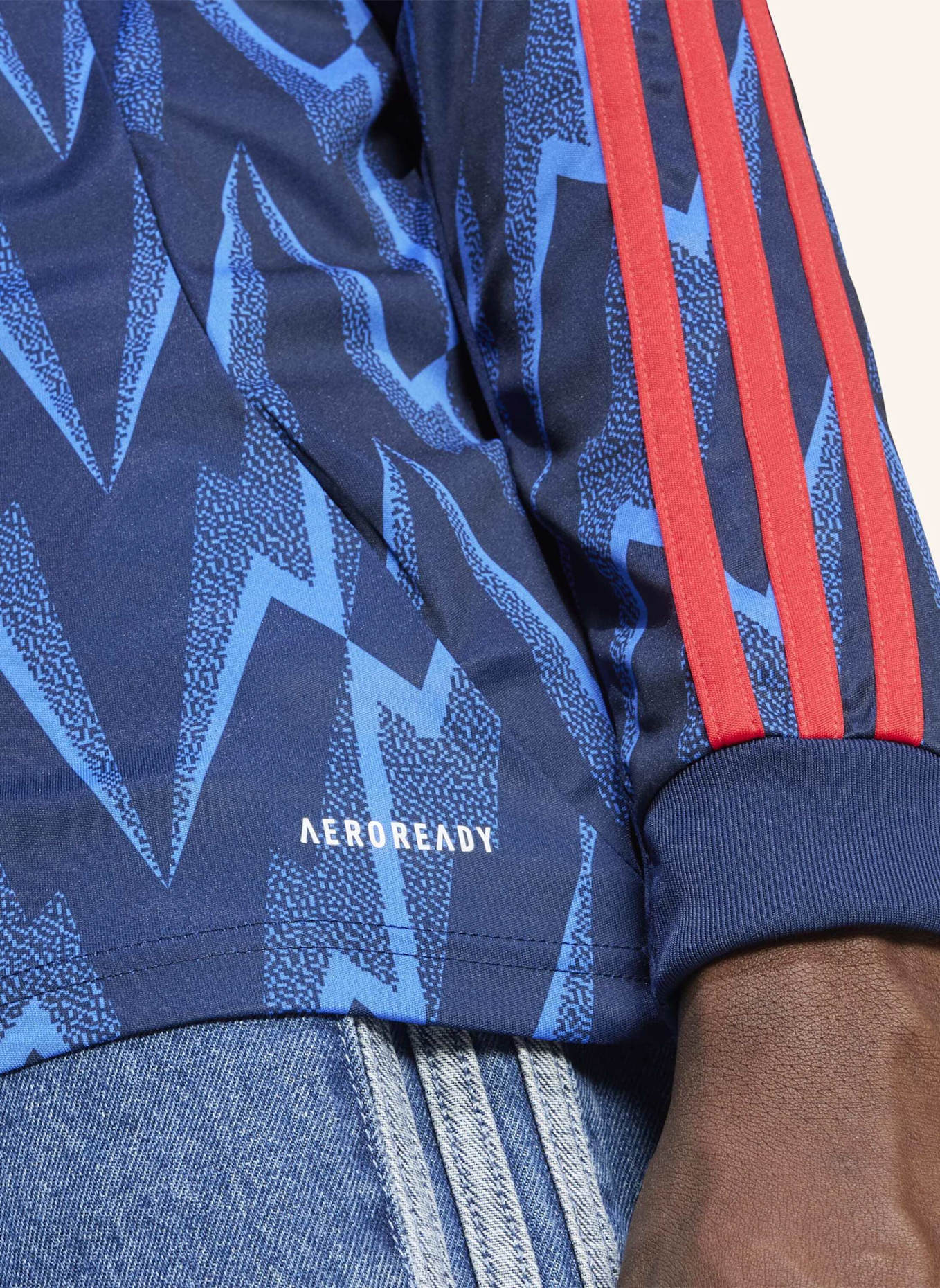 adidas FC ARSENAL 25/26 LONG SLEEVE AUSWÄRTSTRIKOT: BLAU/ GRAU