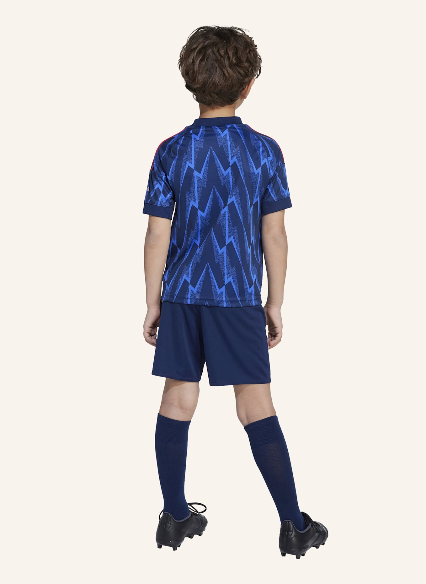 adidas FC ARSENAL 25/26 MINI-AUSWÄRTSAUSRÜSTUNG: BLAU/ SILBER