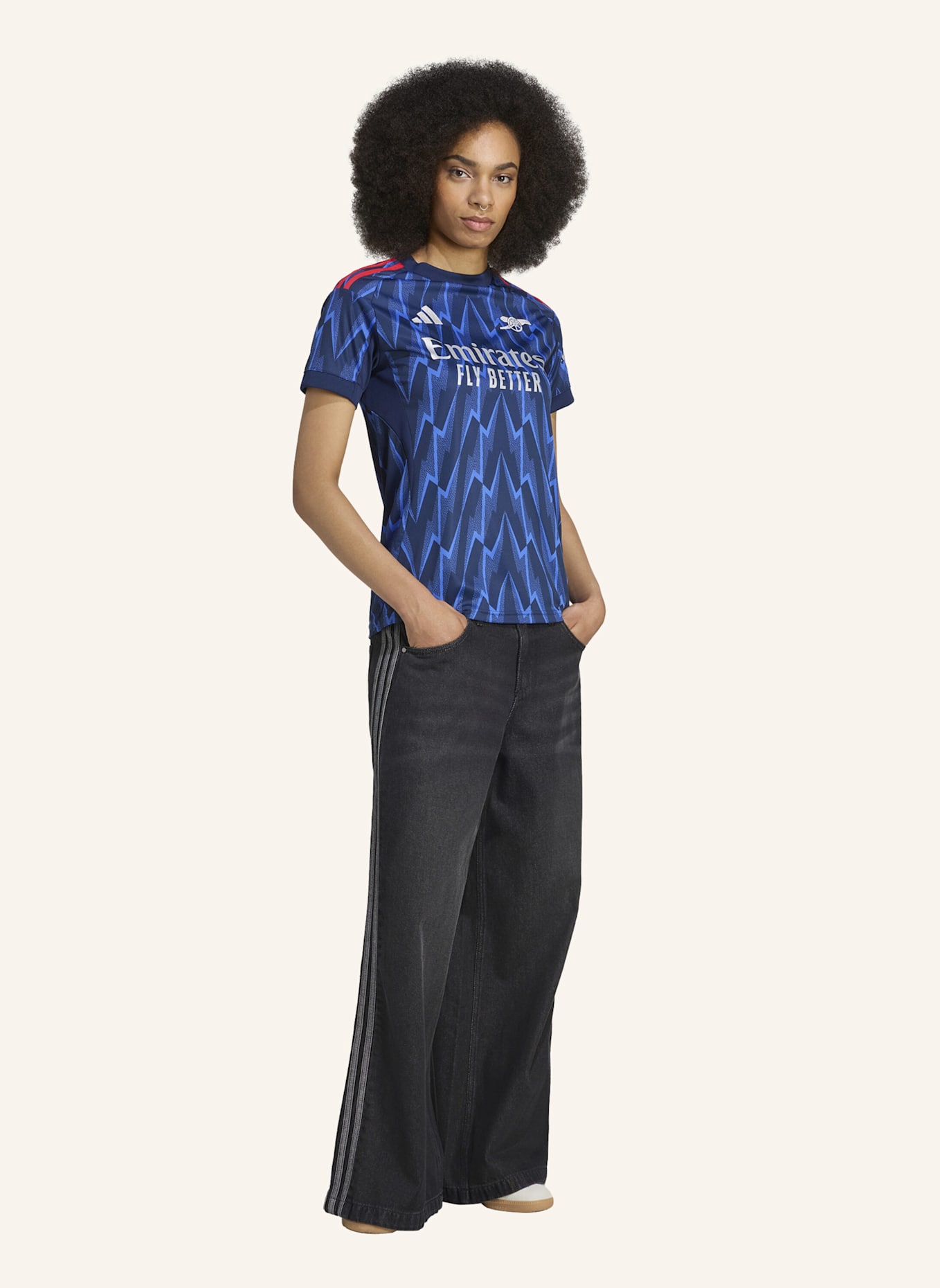 adidas ARSENAL 25/26 AUSWÄRTSTRIKOT: BLAU/ GRAU