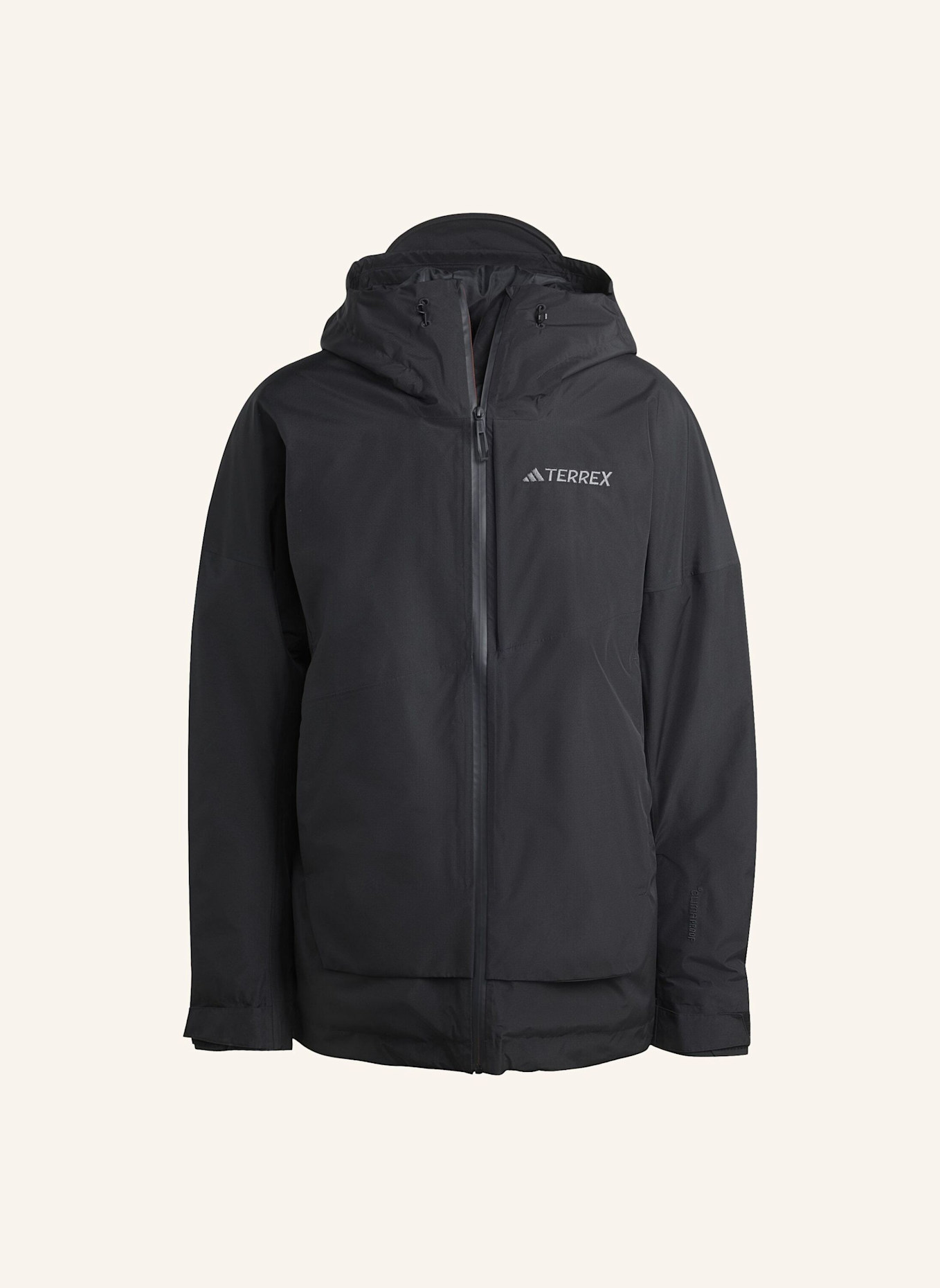 adidas TERREX TERREX XPLORIC 2 LAYER INSULATED CLIMAPROOF JACKE: SCHWARZ