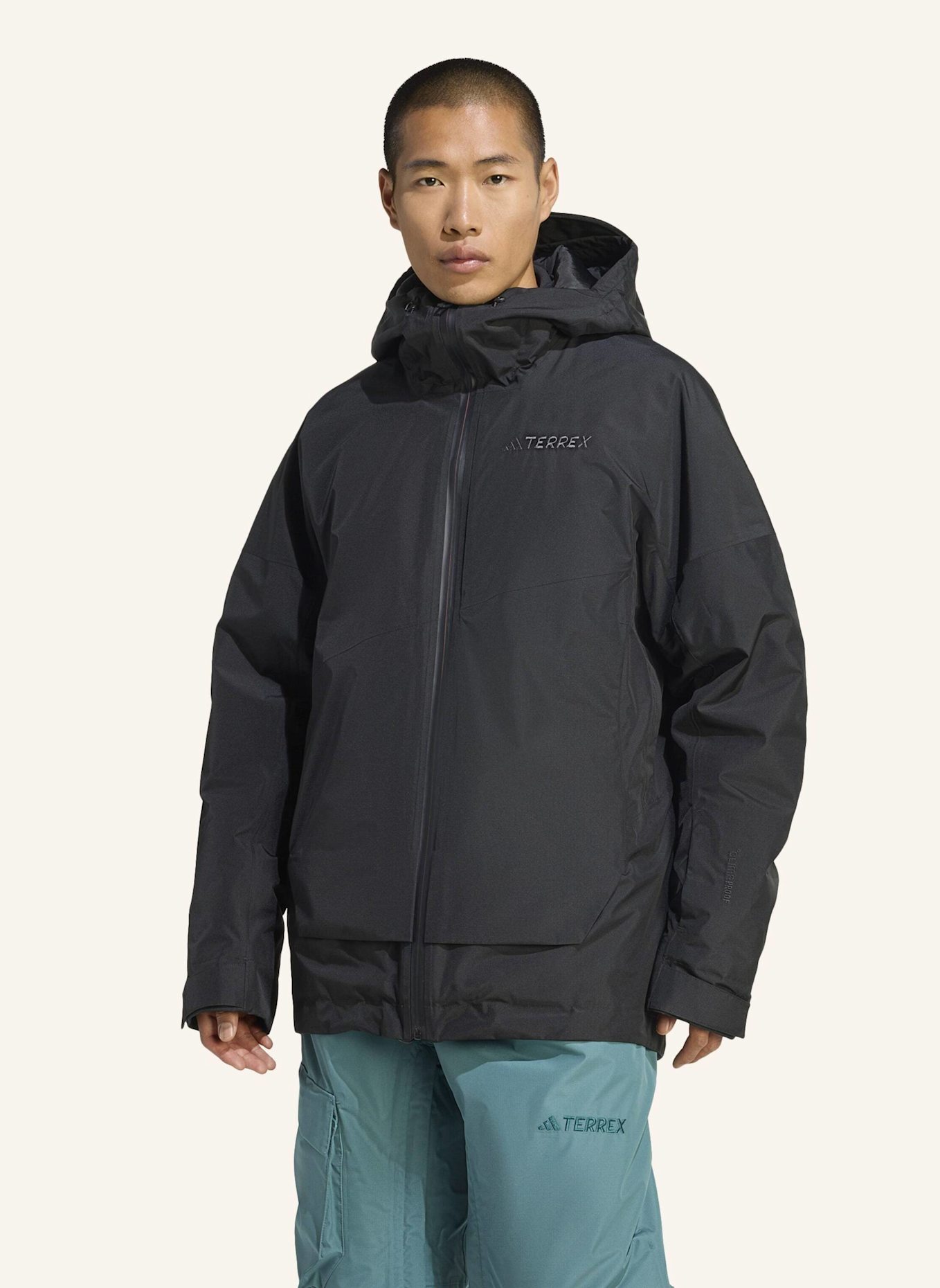 adidas TERREX TERREX XPLORIC 2 LAYER INSULATED CLIMAPROOF JACKE: SCHWARZ