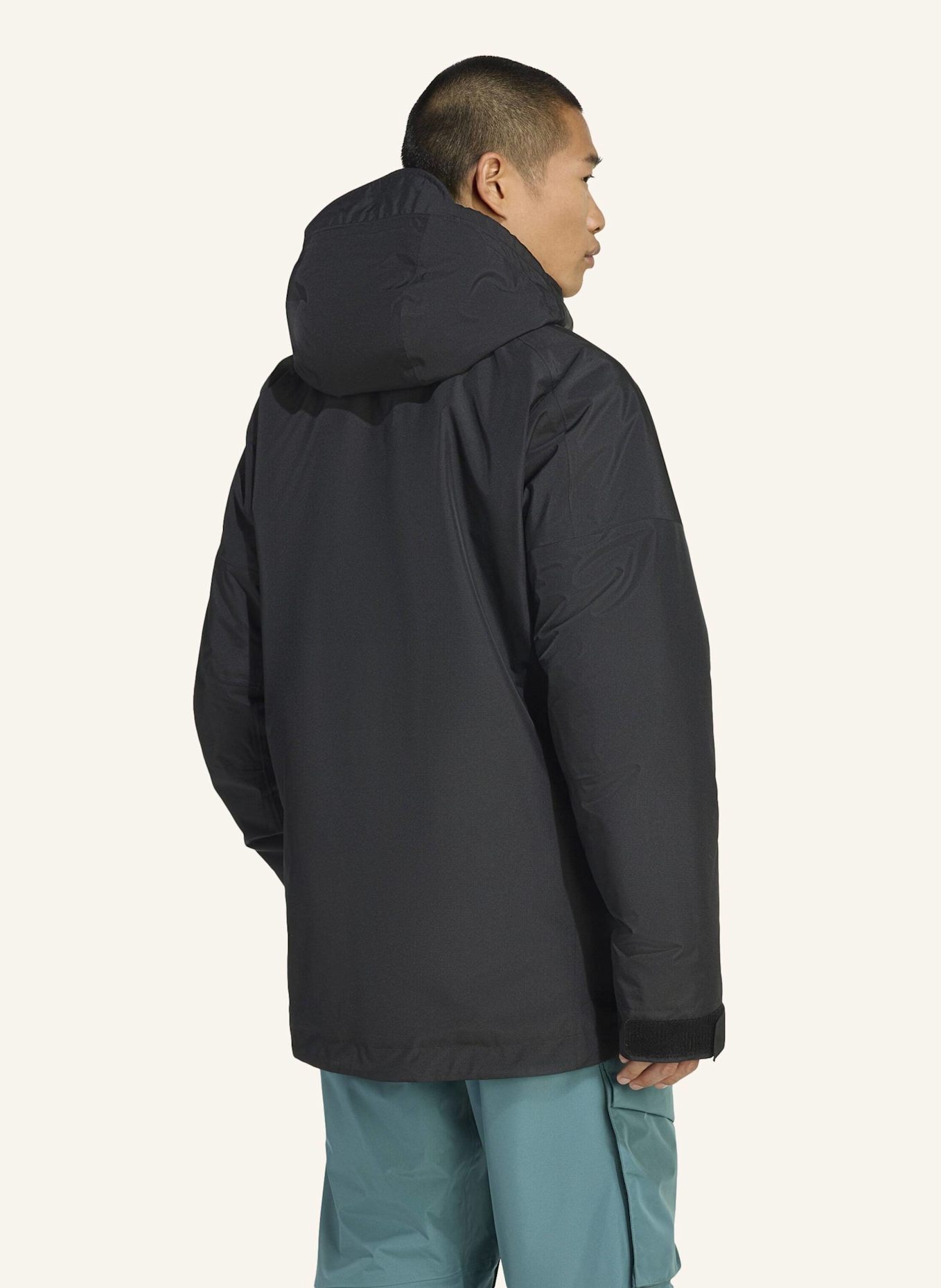 adidas TERREX TERREX XPLORIC 2 LAYER INSULATED CLIMAPROOF JACKE: SCHWARZ