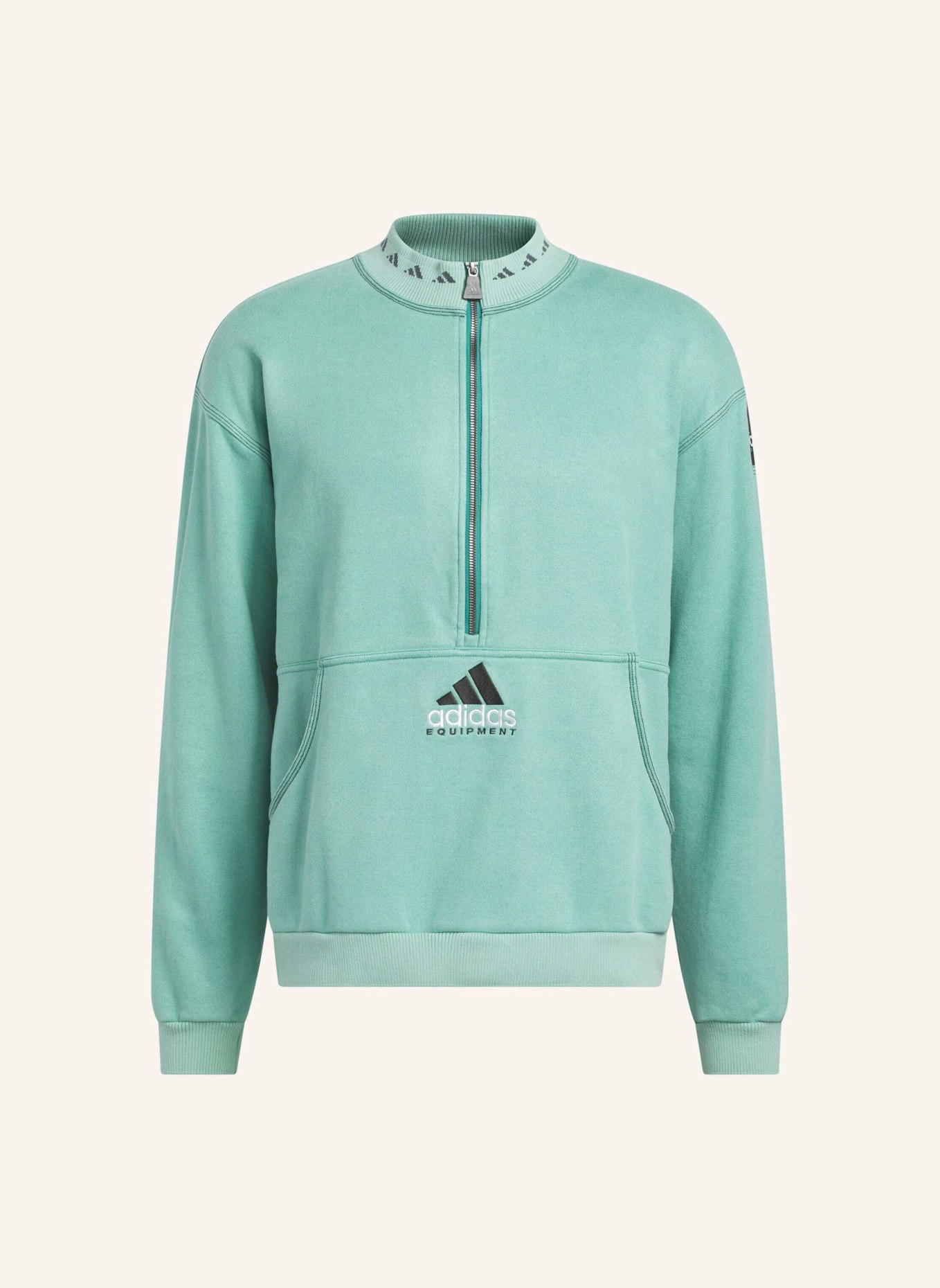 adidas EQUIPMENT QUARTER-ZIP OBERTEIL: GRÜN