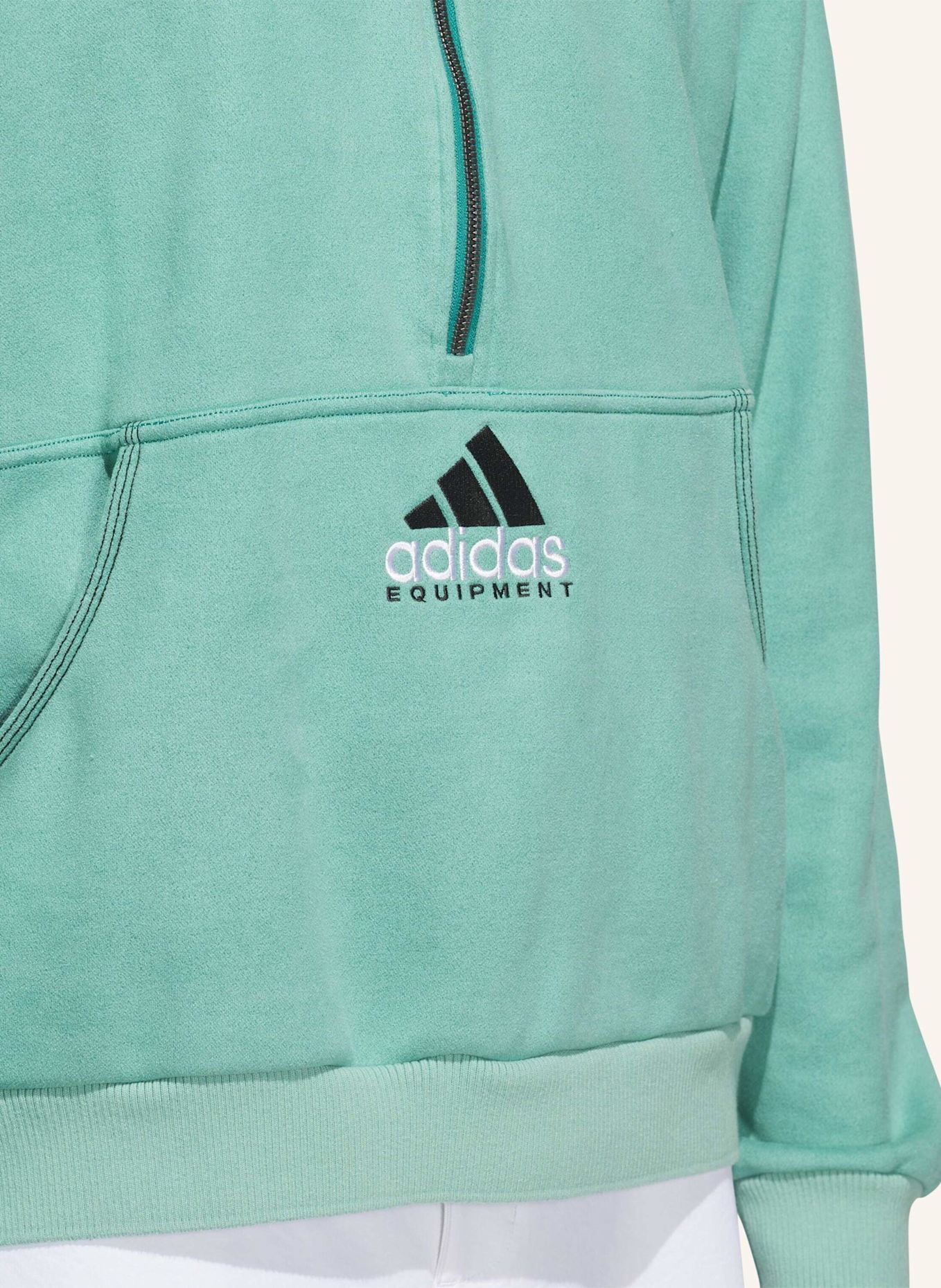 adidas EQUIPMENT QUARTER-ZIP OBERTEIL: GRÜN