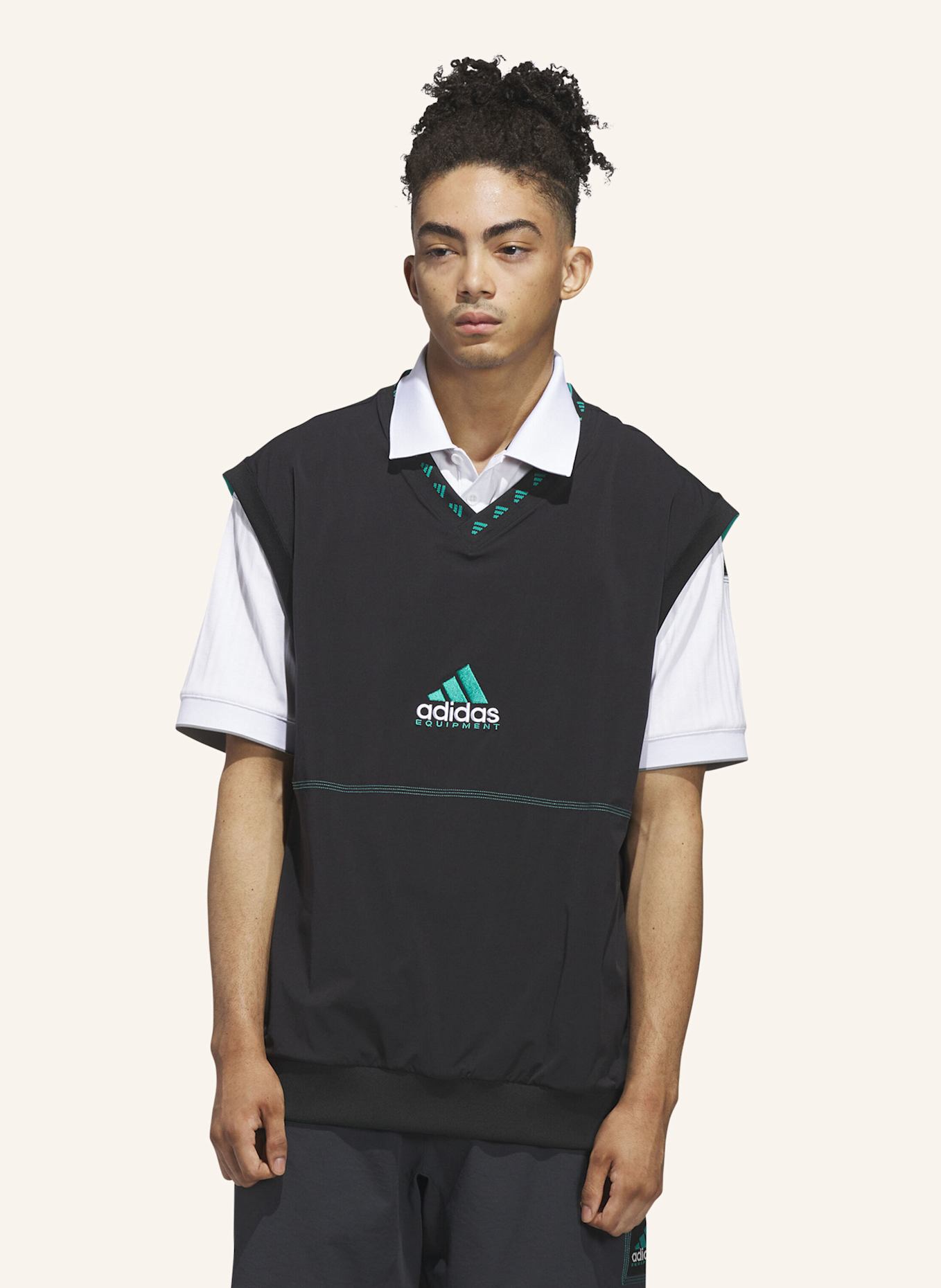 adidas EQUIPMENT WESTE: SCHWARZ/ GRÜN