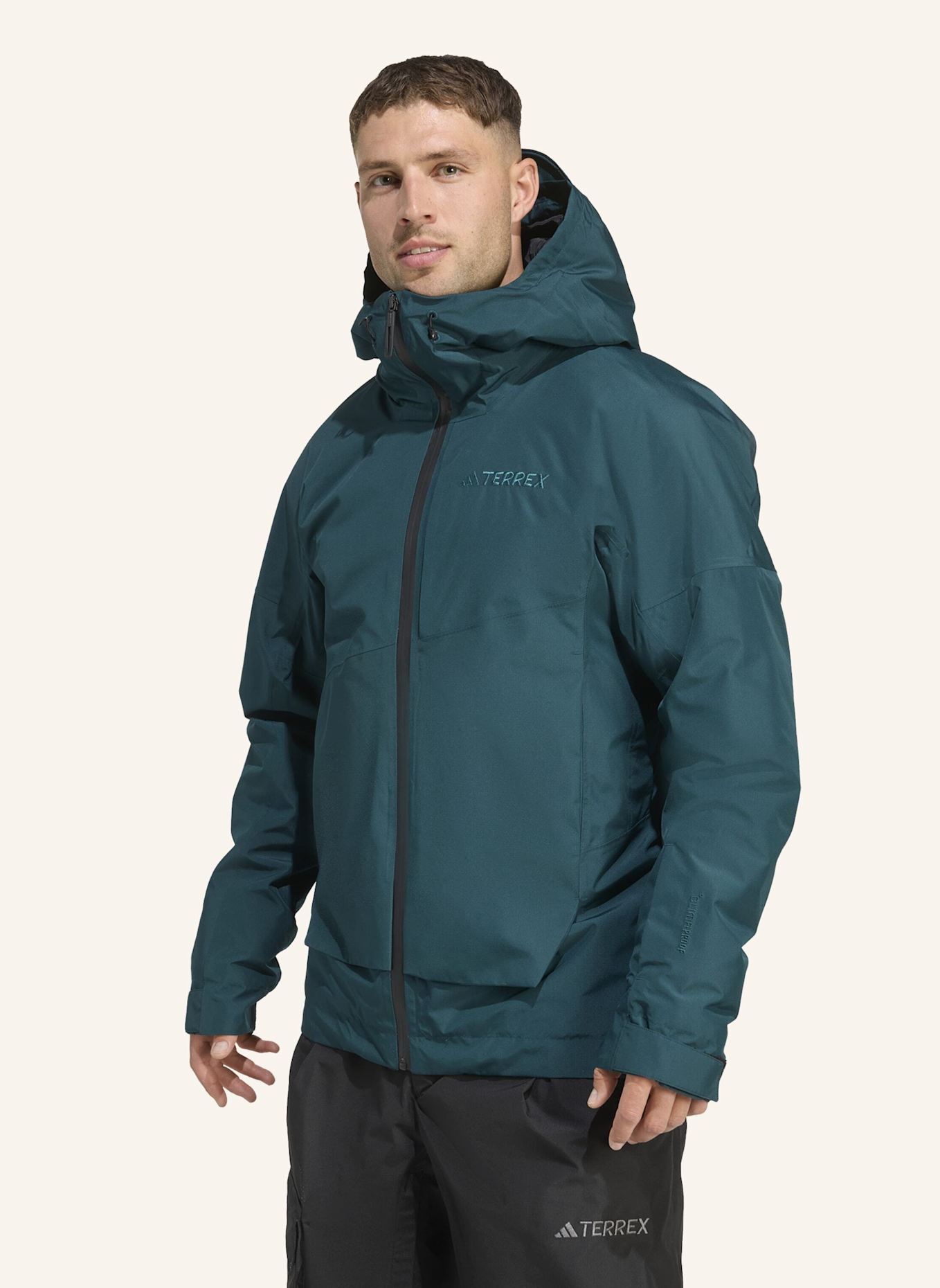 adidas TERREX TERREX XPLORIC 2 LAYER INSULATED CLIMAPROOF JACKE: GRÜN
