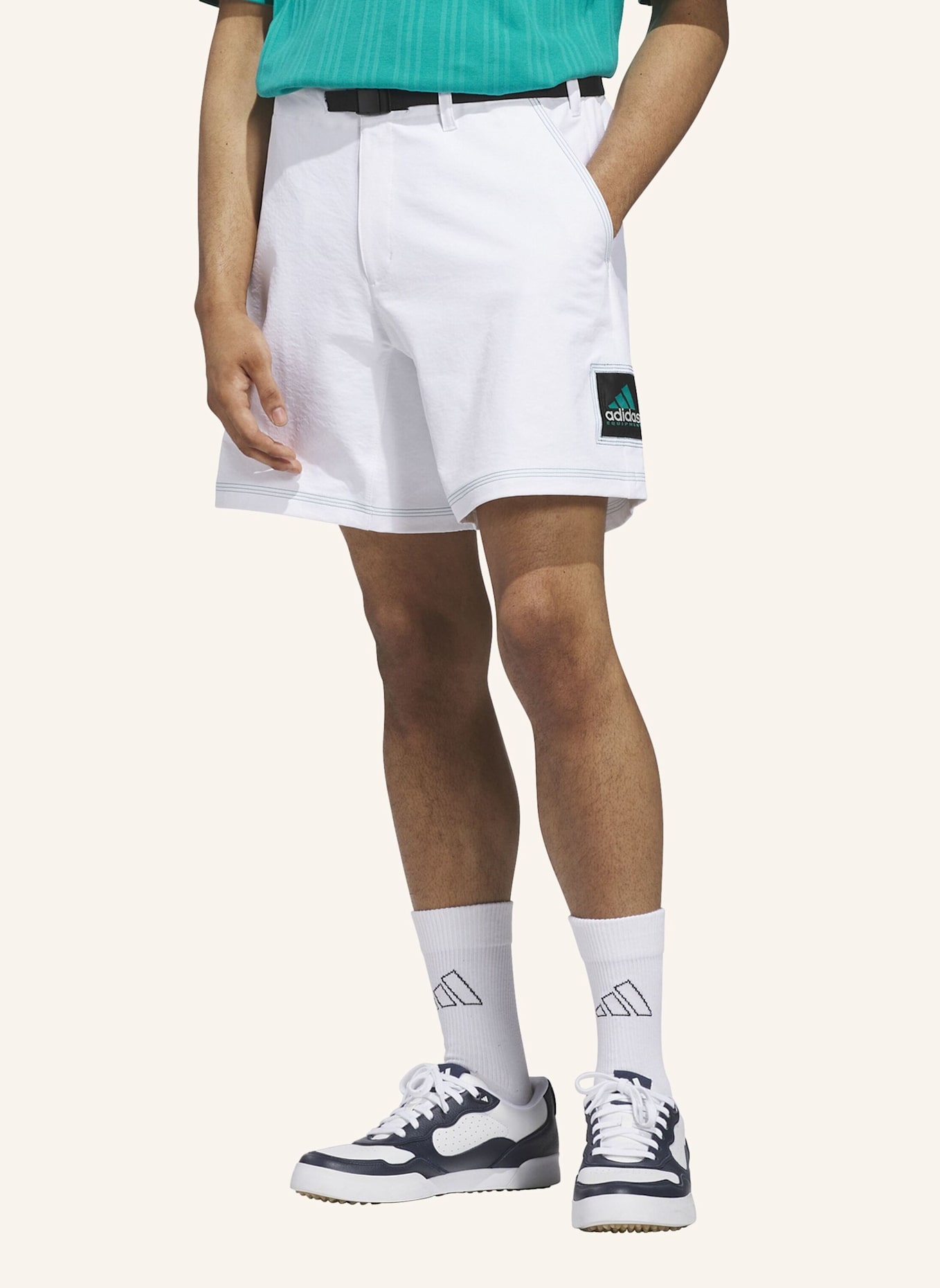 adidas EQUIPMENT SHORTS: WEISS
