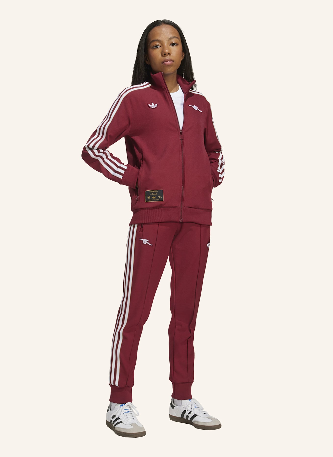 adidas Originals ARSENAL TERRACE ICONS TRACK TOP: ROT