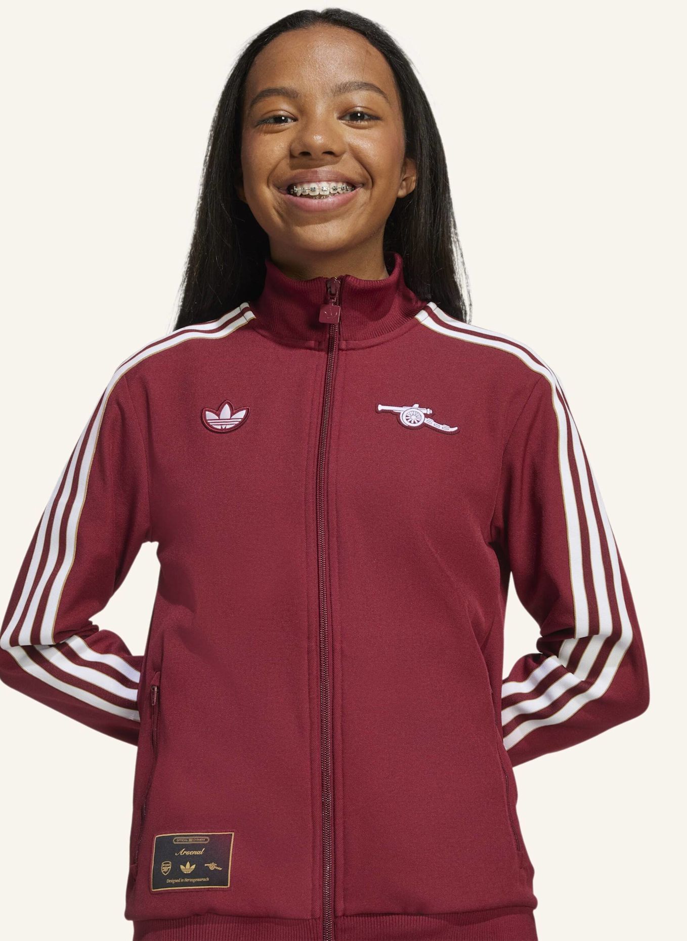 adidas Originals ARSENAL TERRACE ICONS TRACK TOP: ROT