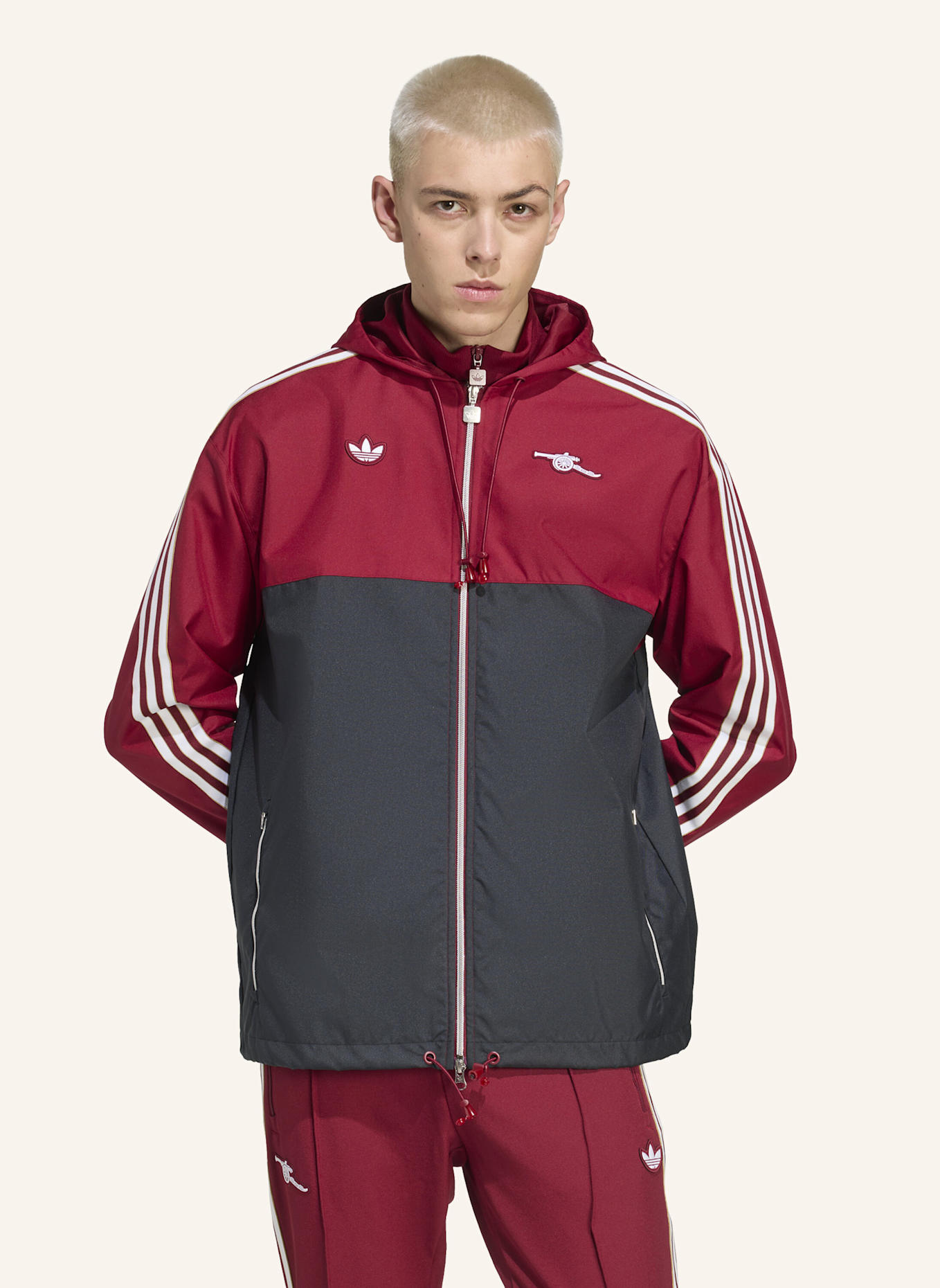 adidas Originals ARSENAL TERRACE ICONS PARKA: SCHWARZ
