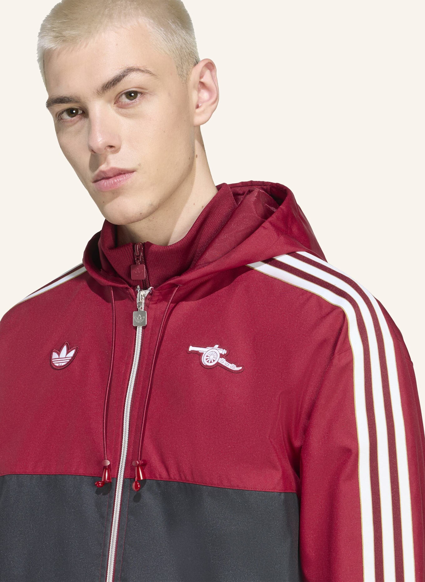 adidas Originals ARSENAL TERRACE ICONS PARKA: SCHWARZ