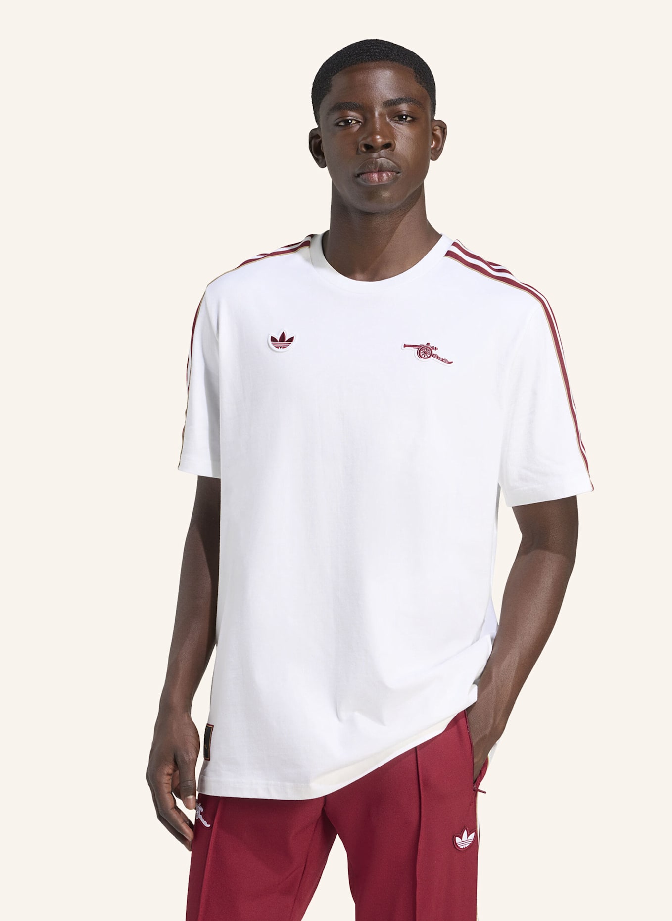 adidas Originals ARSENAL TERRACE ICONS T-SHIRT: WEISS