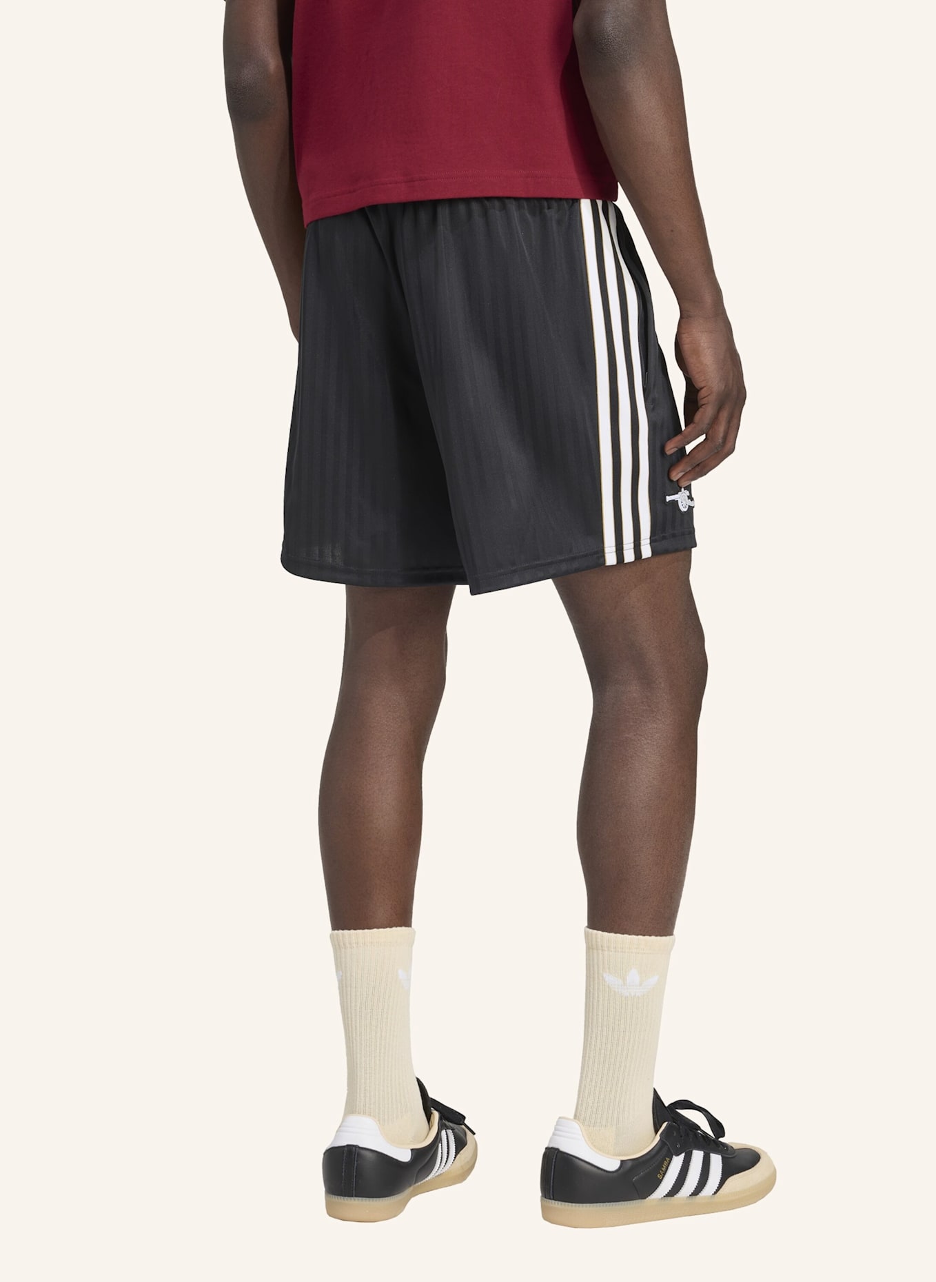 adidas Originals ARSENAL TERRACE ICONS SHORTS: SCHWARZ