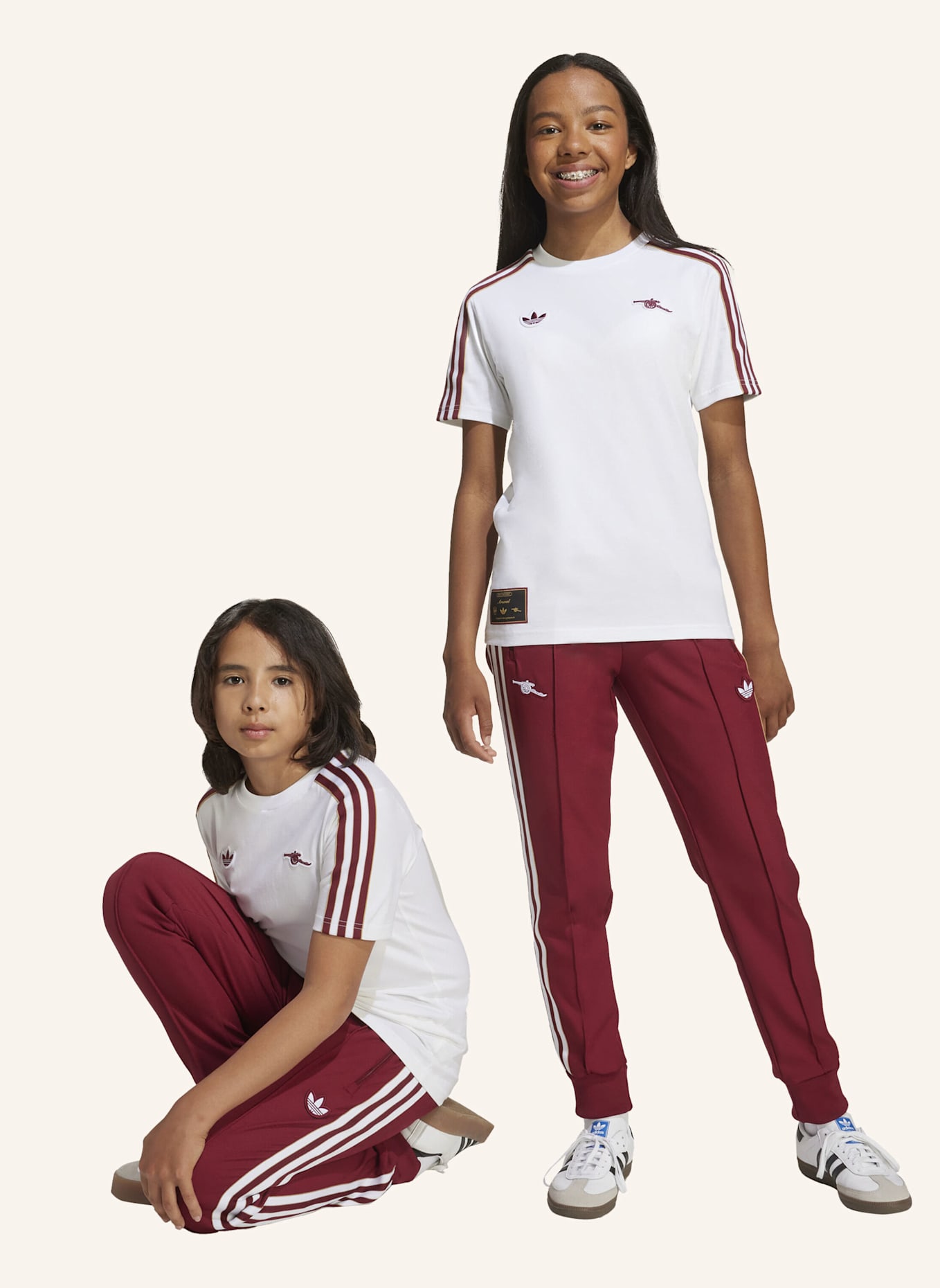 adidas Originals FC ARSENAL TERRACE ICONS TRAININGSHOSE FÜR KINDER: ROT