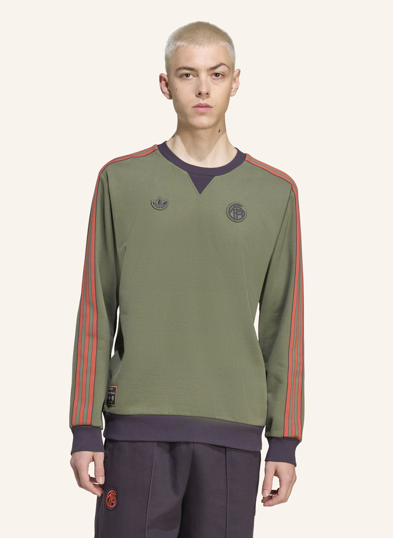 adidas Originals FC BAYERN MÜNCHEN TERRACE ICONS SWEATSHIRT: GRÜN