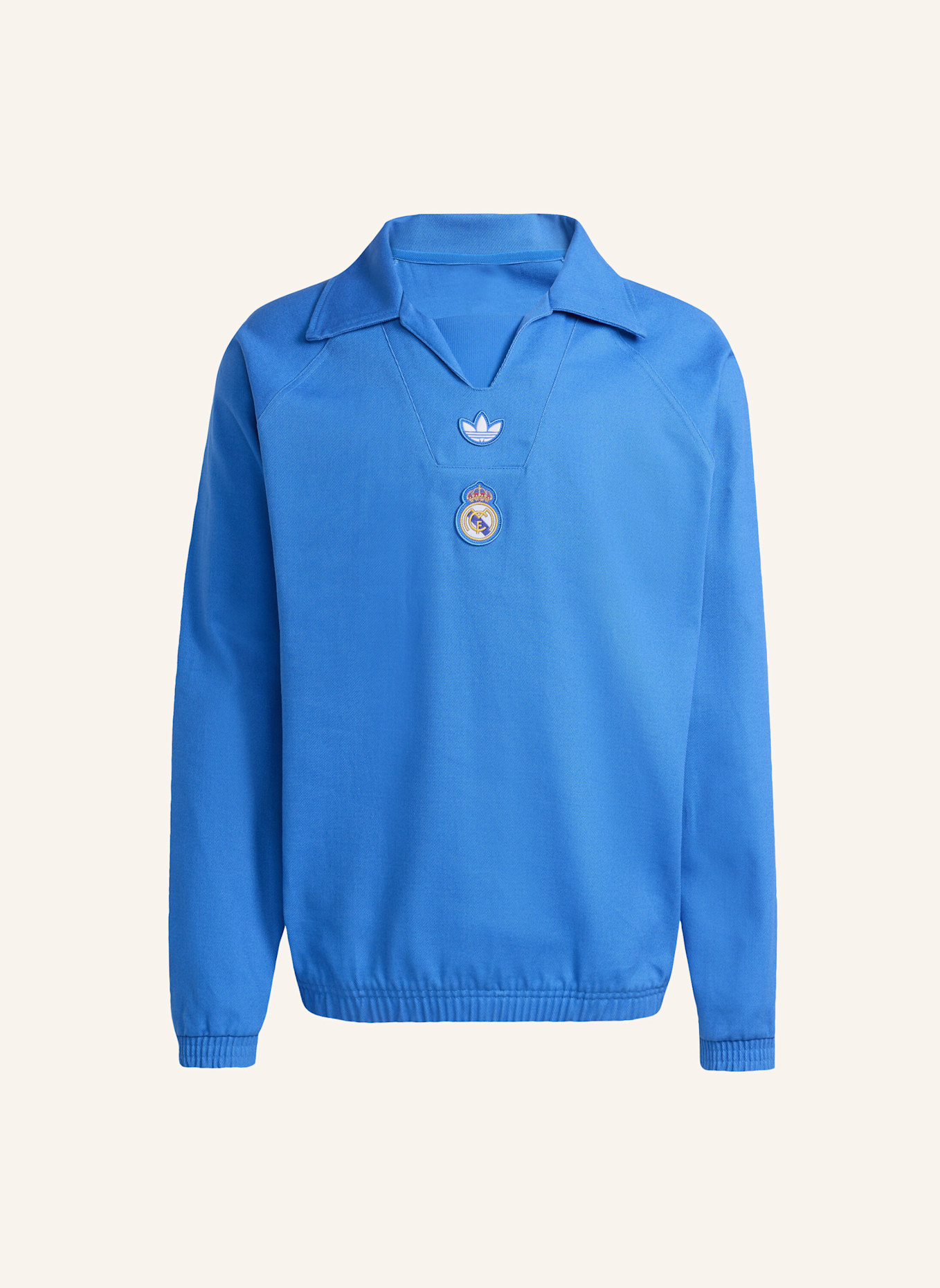 adidas Originals REAL MADRID TERRACE ICONS DRILL TOP: BLAU