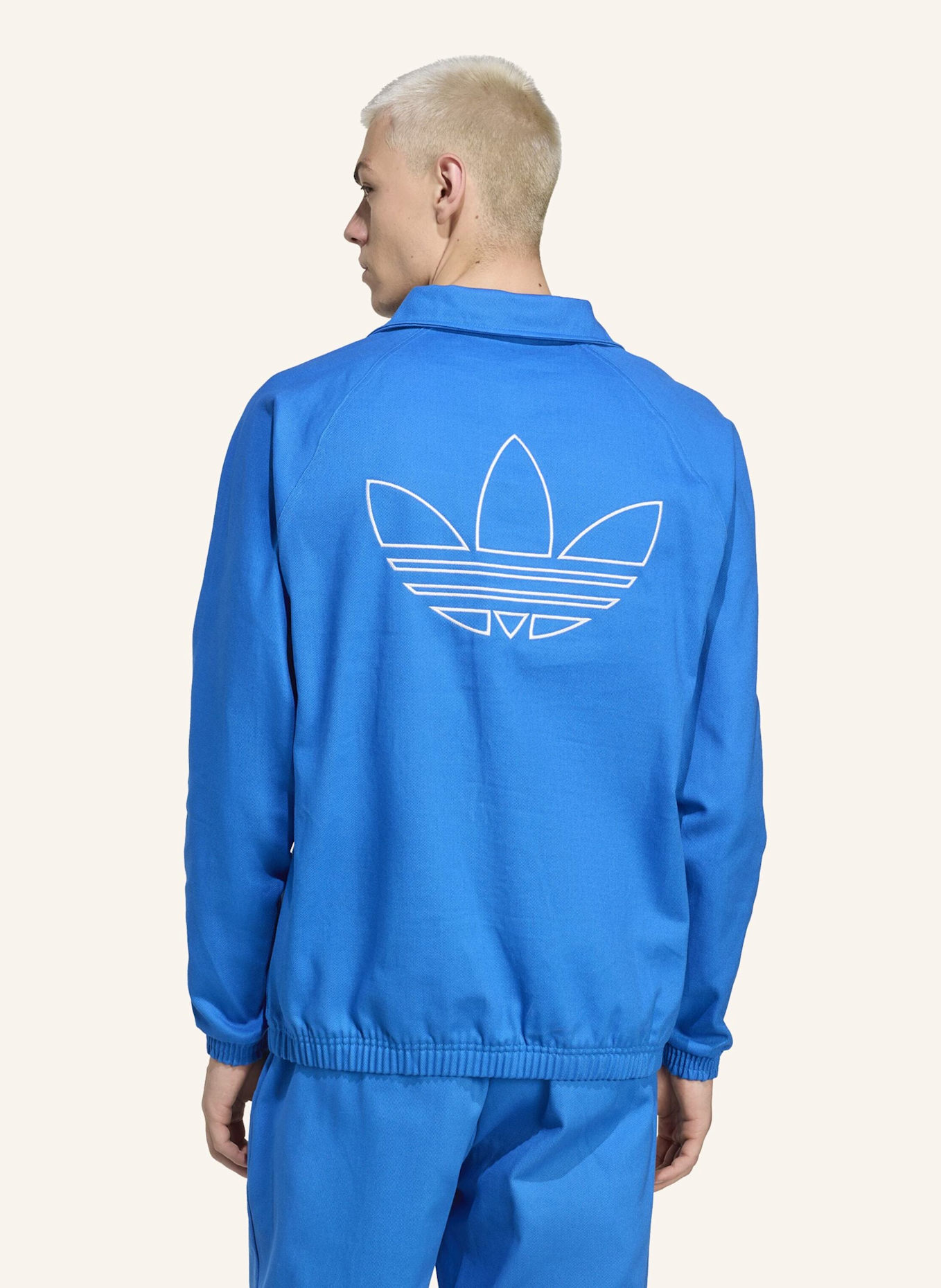 adidas Originals REAL MADRID TERRACE ICONS DRILL TOP: BLAU