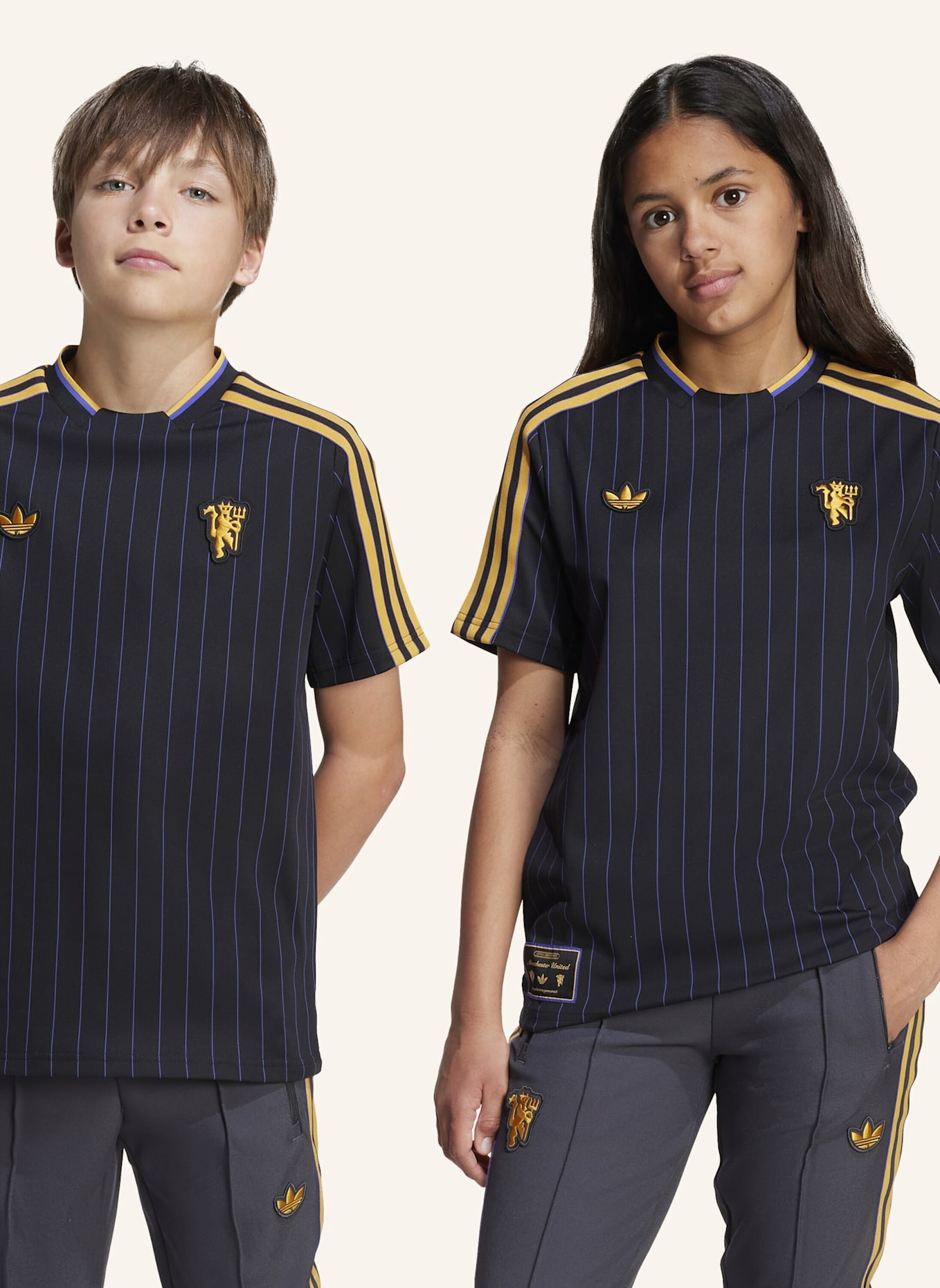 adidas Originals MANCHESTER UNITED TERRACE ICONS TRIKOT: SCHWARZ