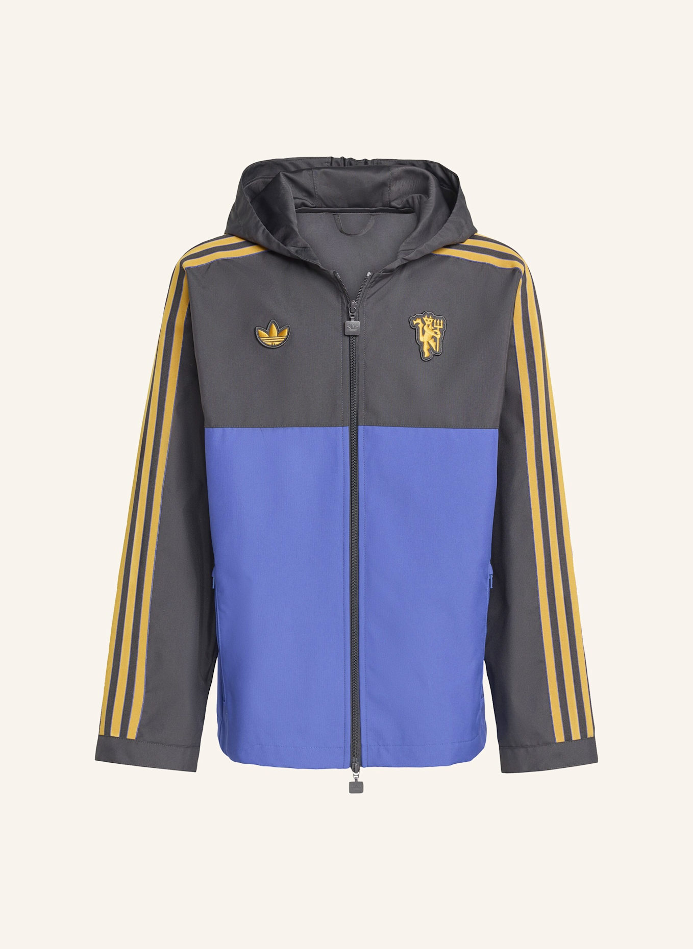 adidas Originals MANCHESTER UNITED TERRACE ICONS PARKA: SCHWARZ