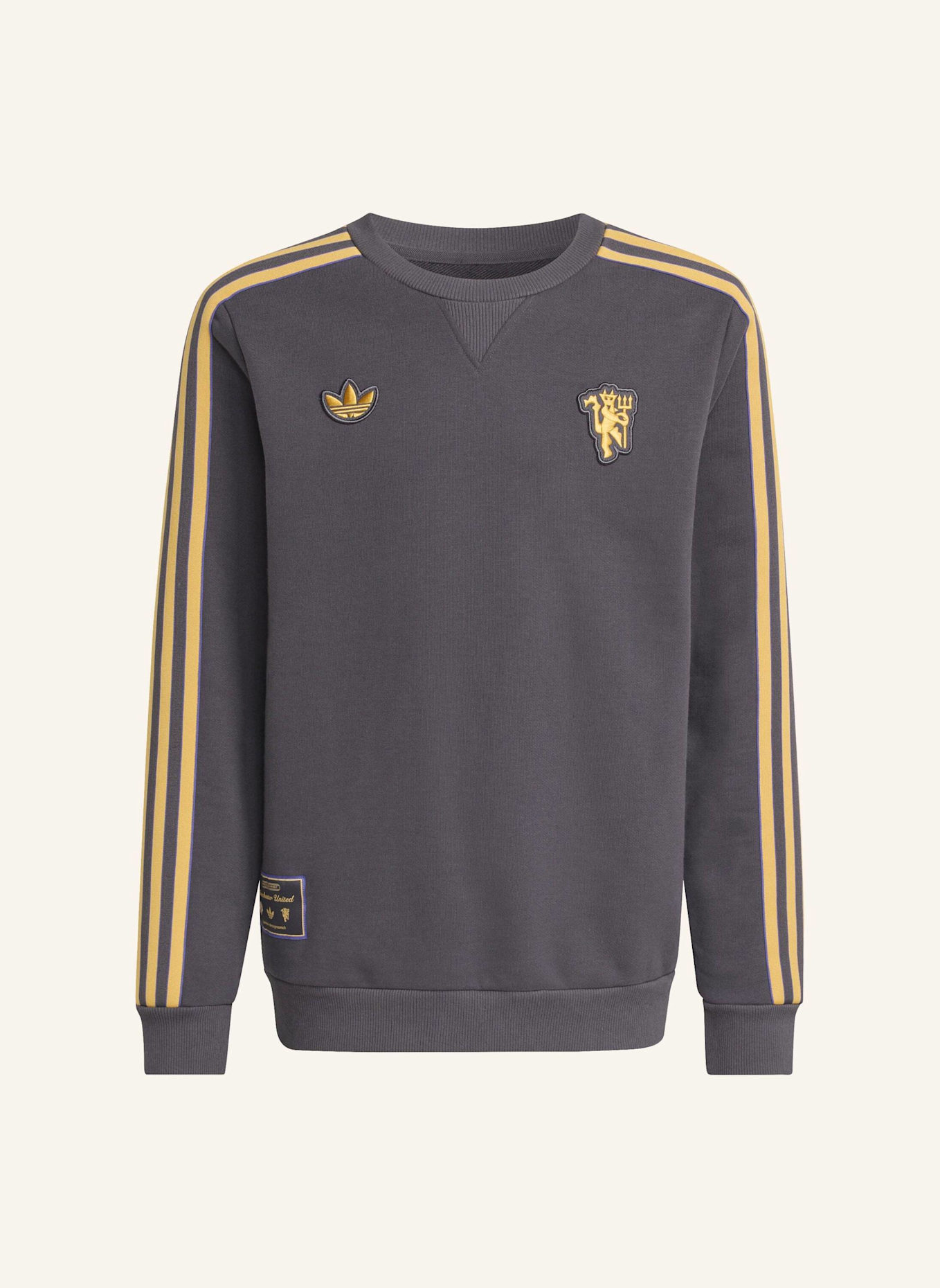 adidas Originals MANCHESTER UNITED TERRACE ICONS SWEATSHIRT: SCHWARZ