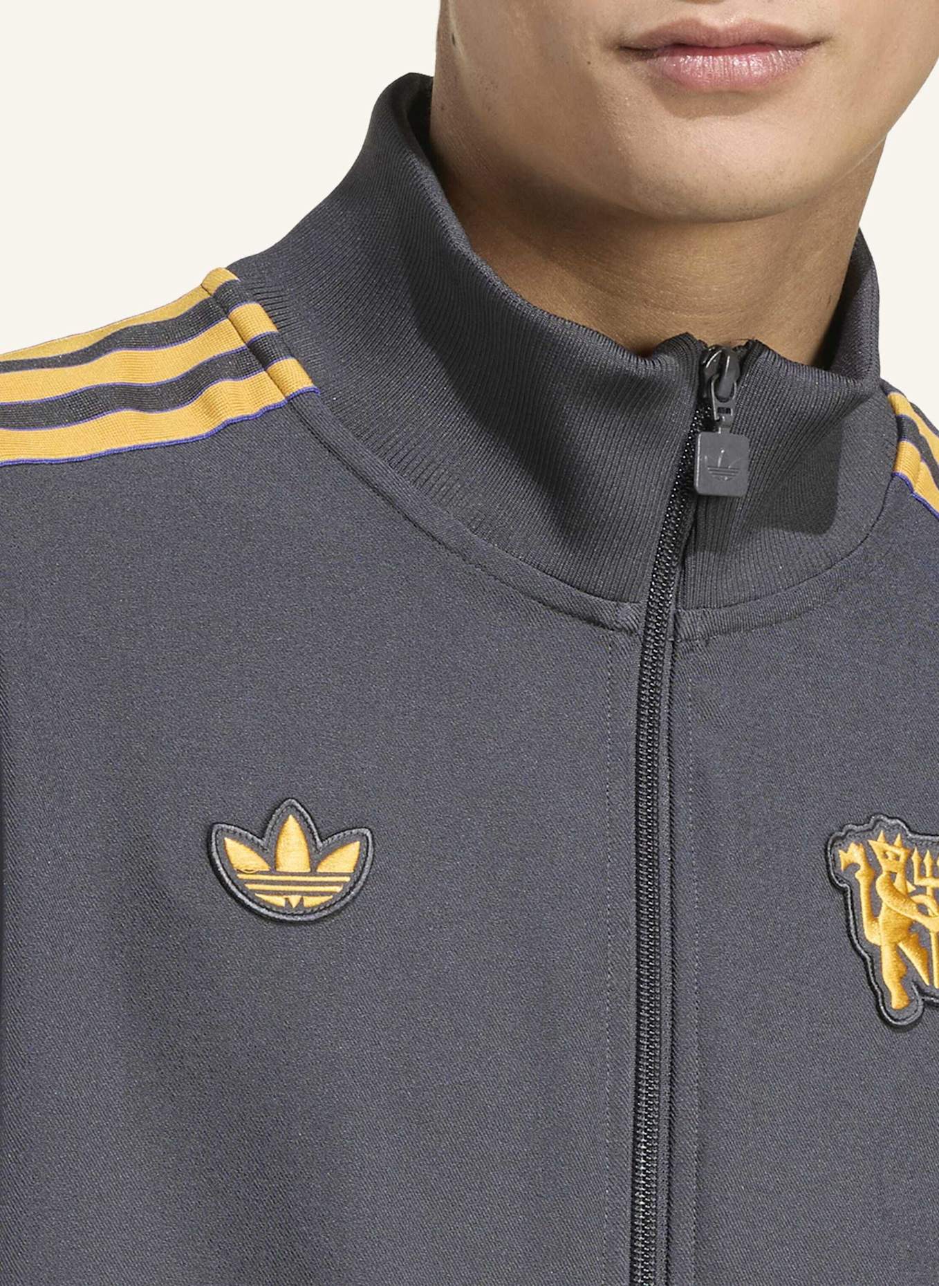 adidas Originals MANCHESTER UNITED TERRACE ICONS ORIGINALS JACKE: SCHWARZ