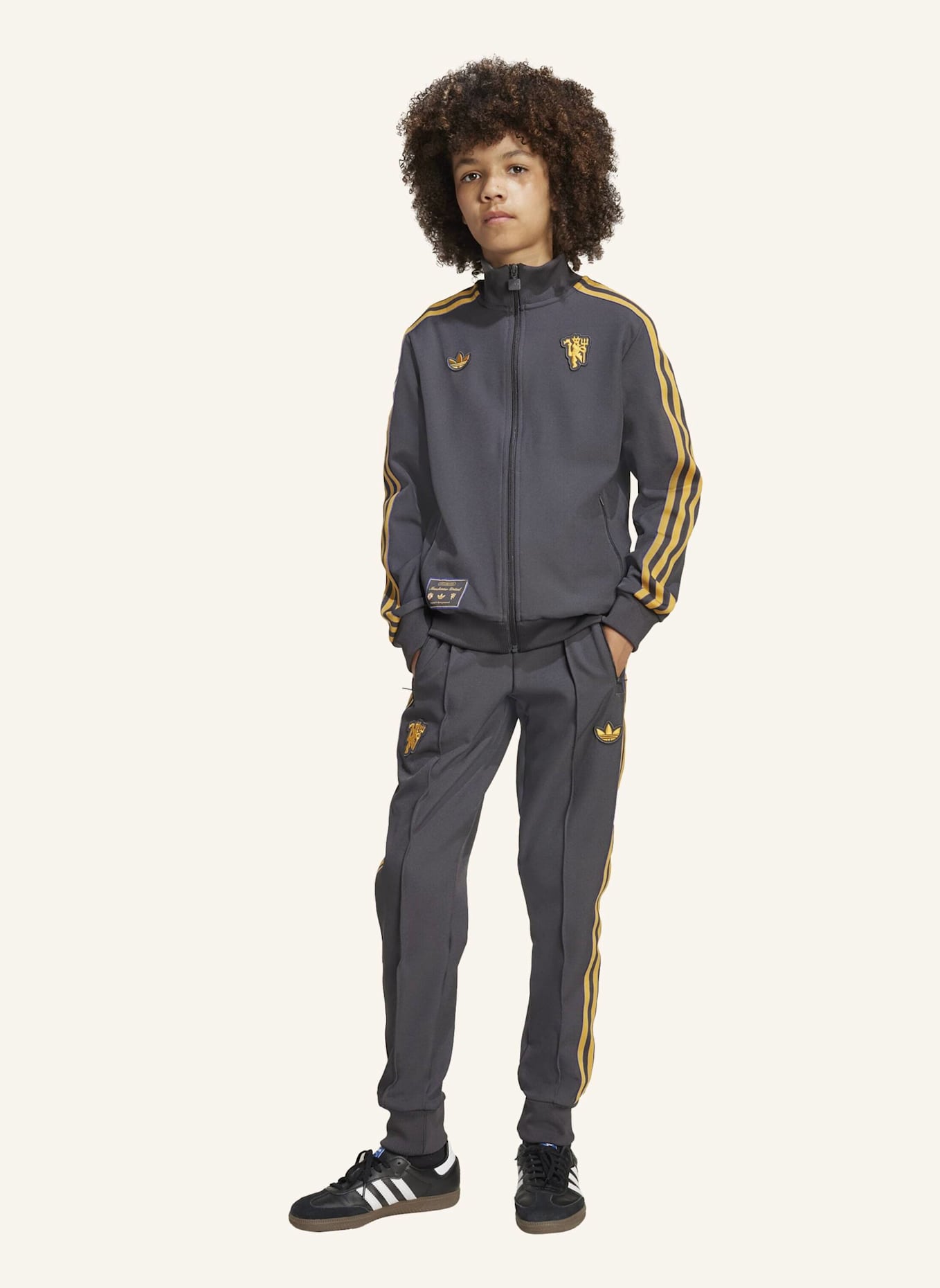 adidas Originals MANCHESTER UNITED TERRACE ICONS ORIGINALS JACKE: SCHWARZ