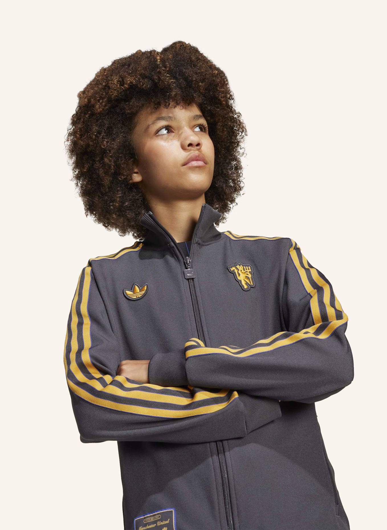 adidas Originals MANCHESTER UNITED TERRACE ICONS ORIGINALS JACKE: SCHWARZ