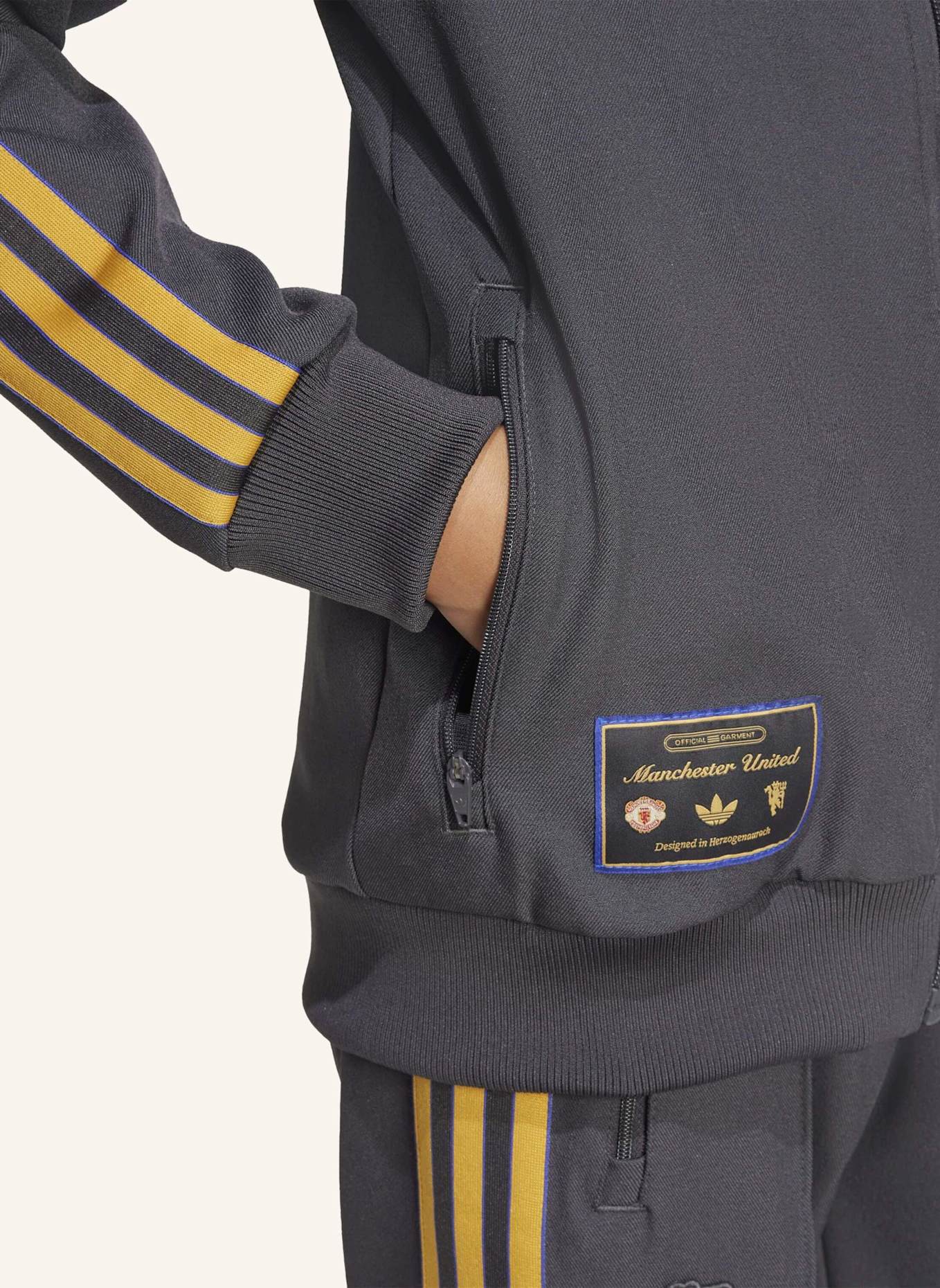 adidas Originals MANCHESTER UNITED TERRACE ICONS ORIGINALS JACKE: SCHWARZ