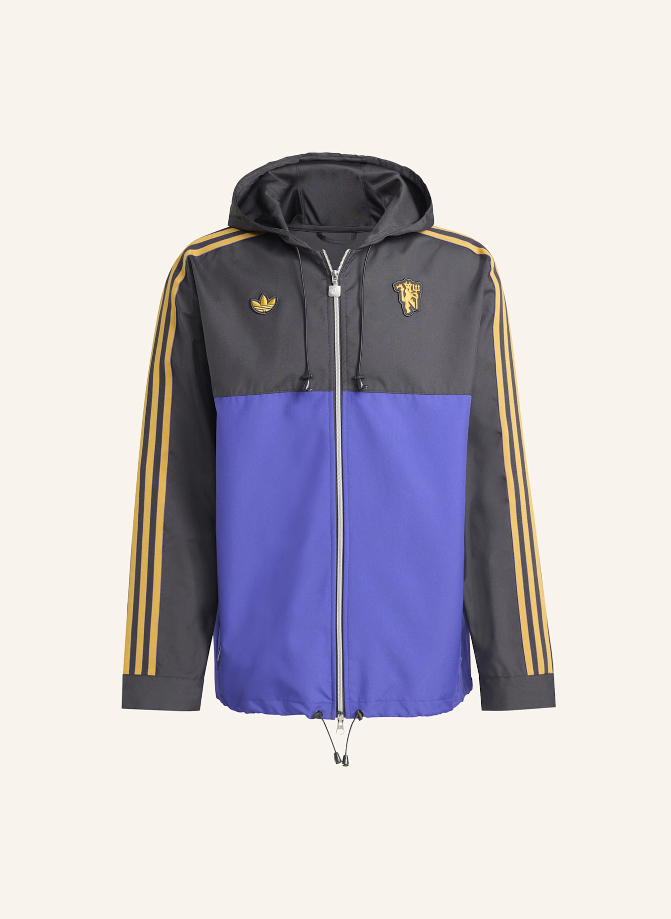 adidas Originals MANCHESTER UNITED TERRACE ICONS PARKA: SCHWARZ