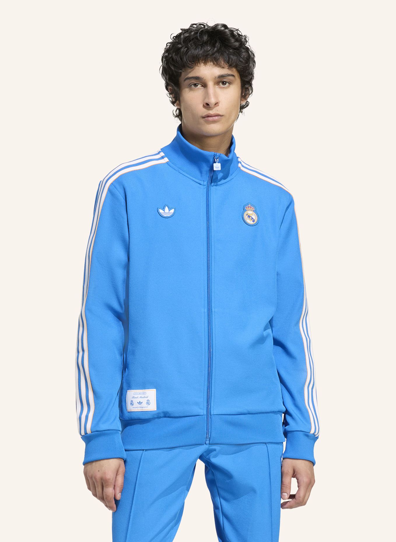 adidas Originals REAL MADRID TERRACE ICONS TRACK TOP: BLAU