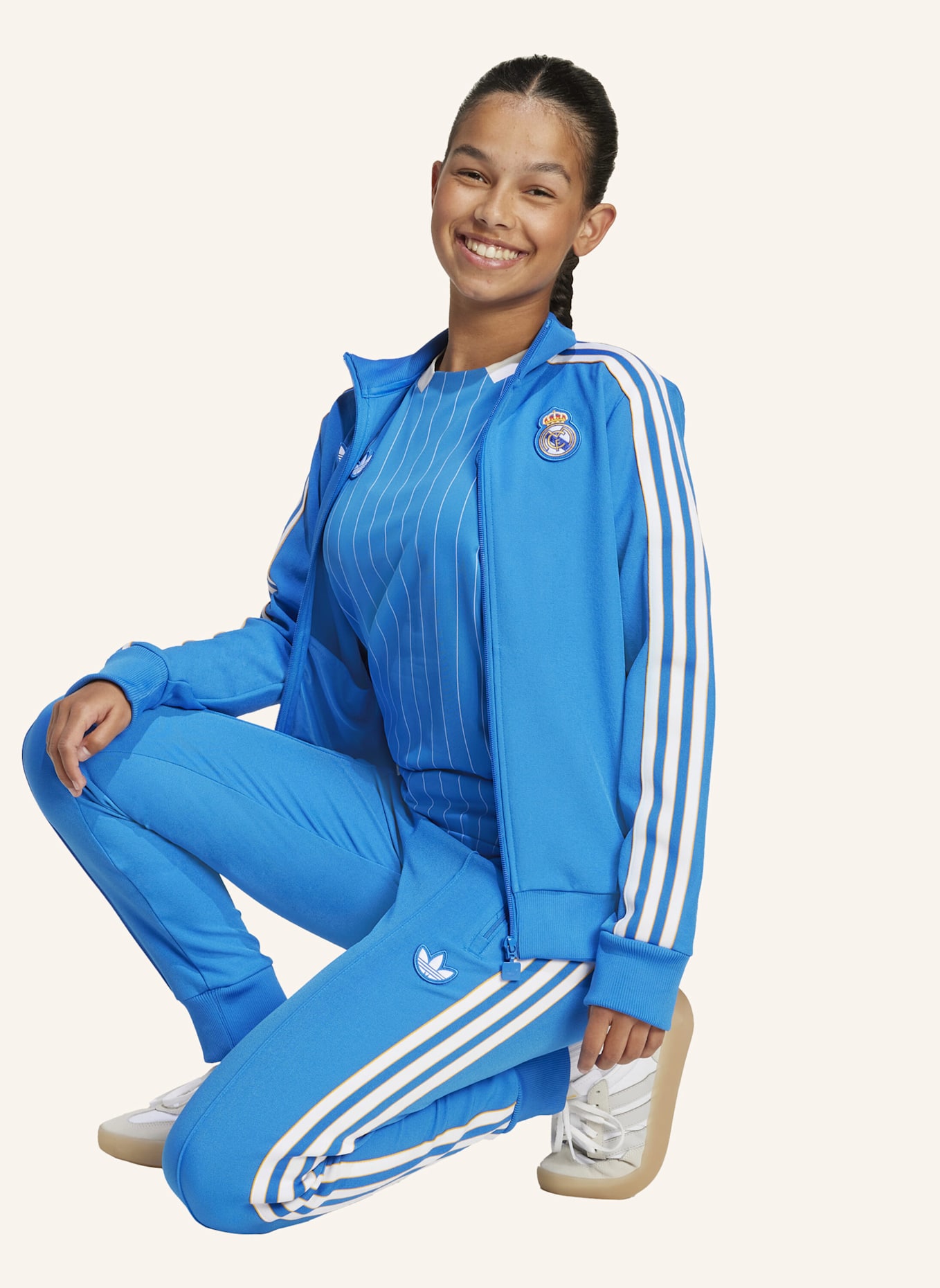 adidas Originals REAL MADRID TERRACE ICONS TRACK TOP: BLAU